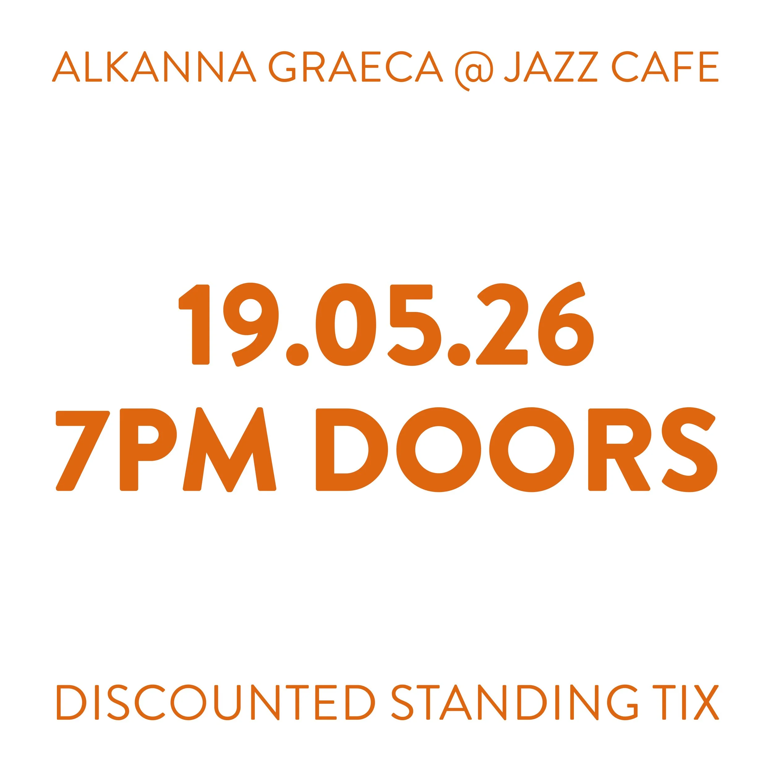 alkanna graeca: live at the jazz cafe (concession)