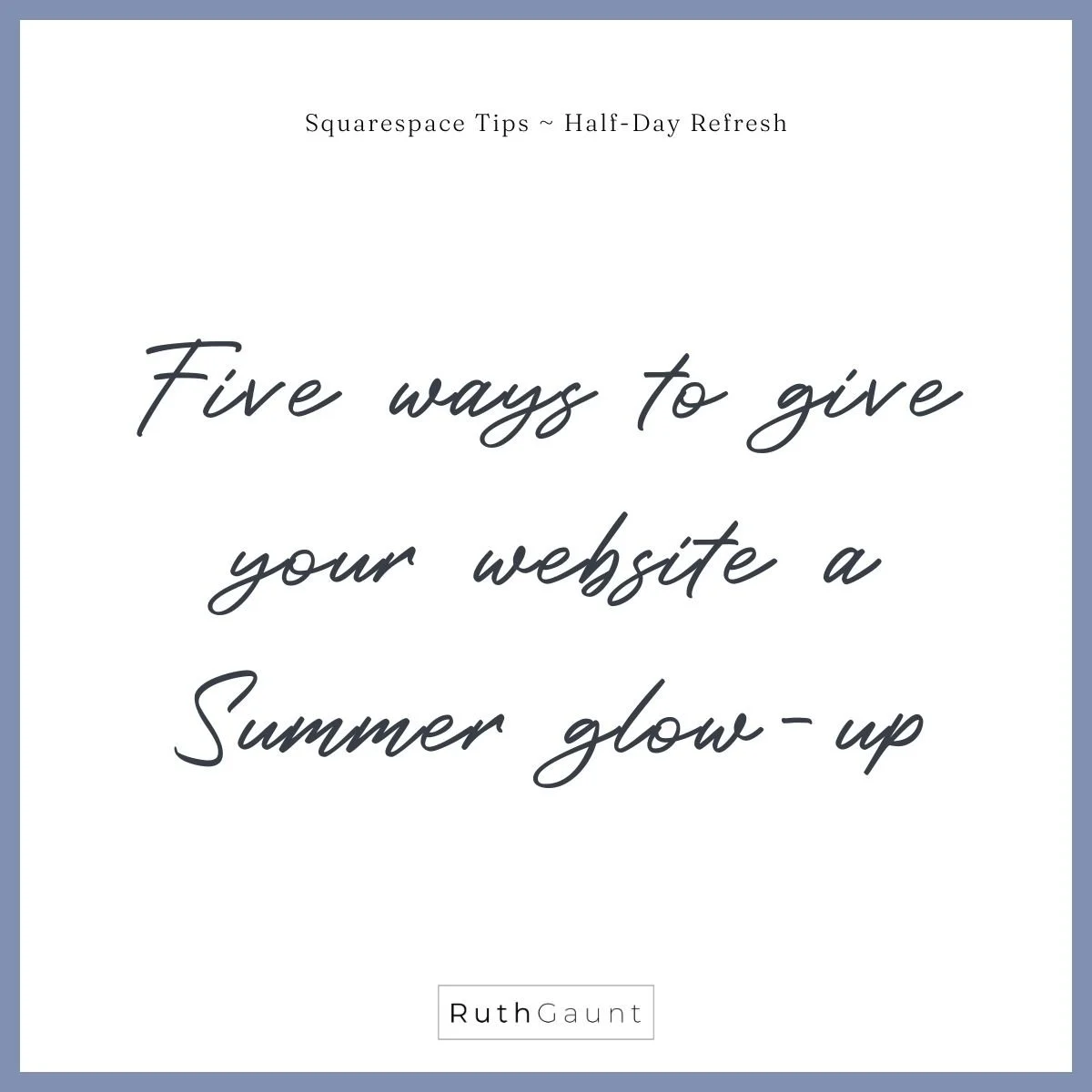 Give your website a Summer glowup