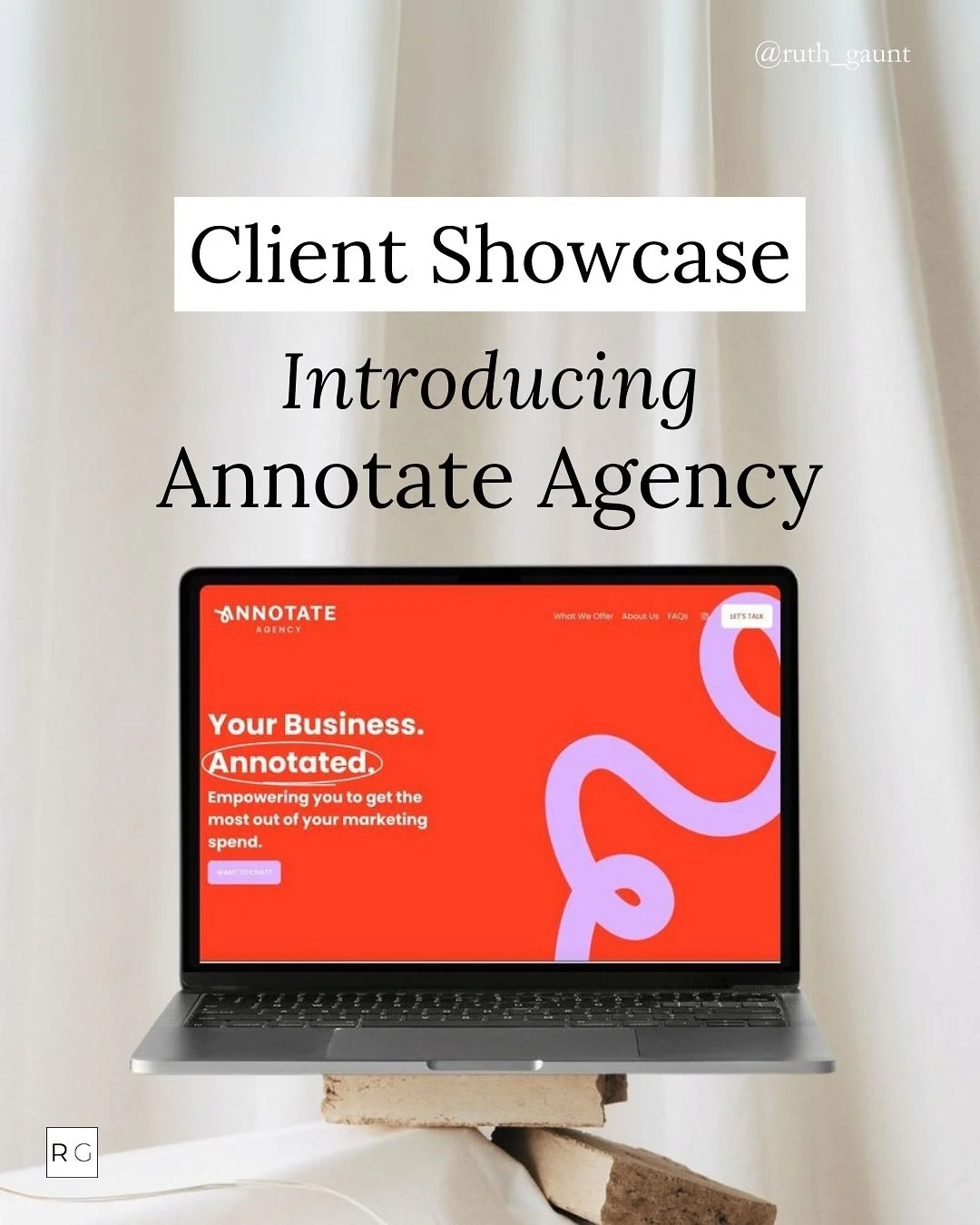 Remember Annotate Marketing Agency from my recent case study post?

Here&rsquo;s what their website looks like now we&rsquo;ve transformed their cluttered, outdated website into a bold, streamlined one-page powerhouse that perfectly captures their vi