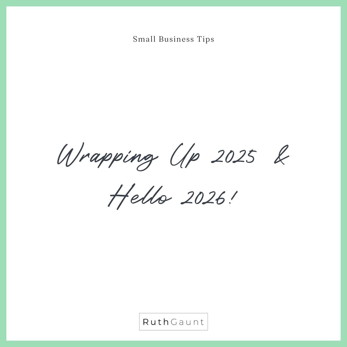 Wrapping Up 2025 &amp; Hello 2026!
