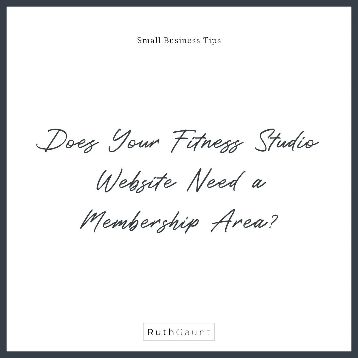 Does Your Fitness Studio Website Need a Membership Area?