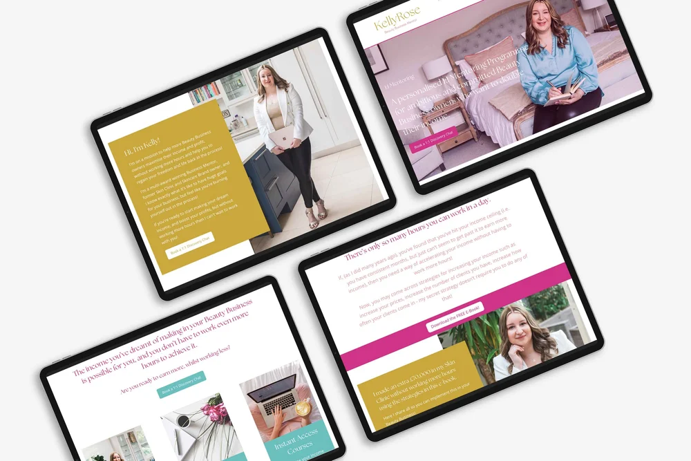 5 Stunning Squarespace 7.1 Websites to Inspire Your 2025  Building Business Website with Squarespace 7 book display picture 1