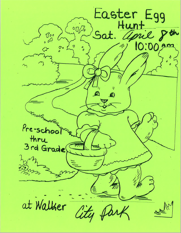 Easter Egg Hunt, Sat. April 8, 10 a.m. — City of Walker