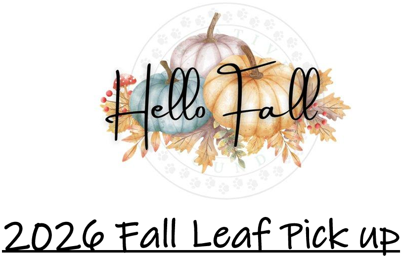2026 Fall Leaf Pick up