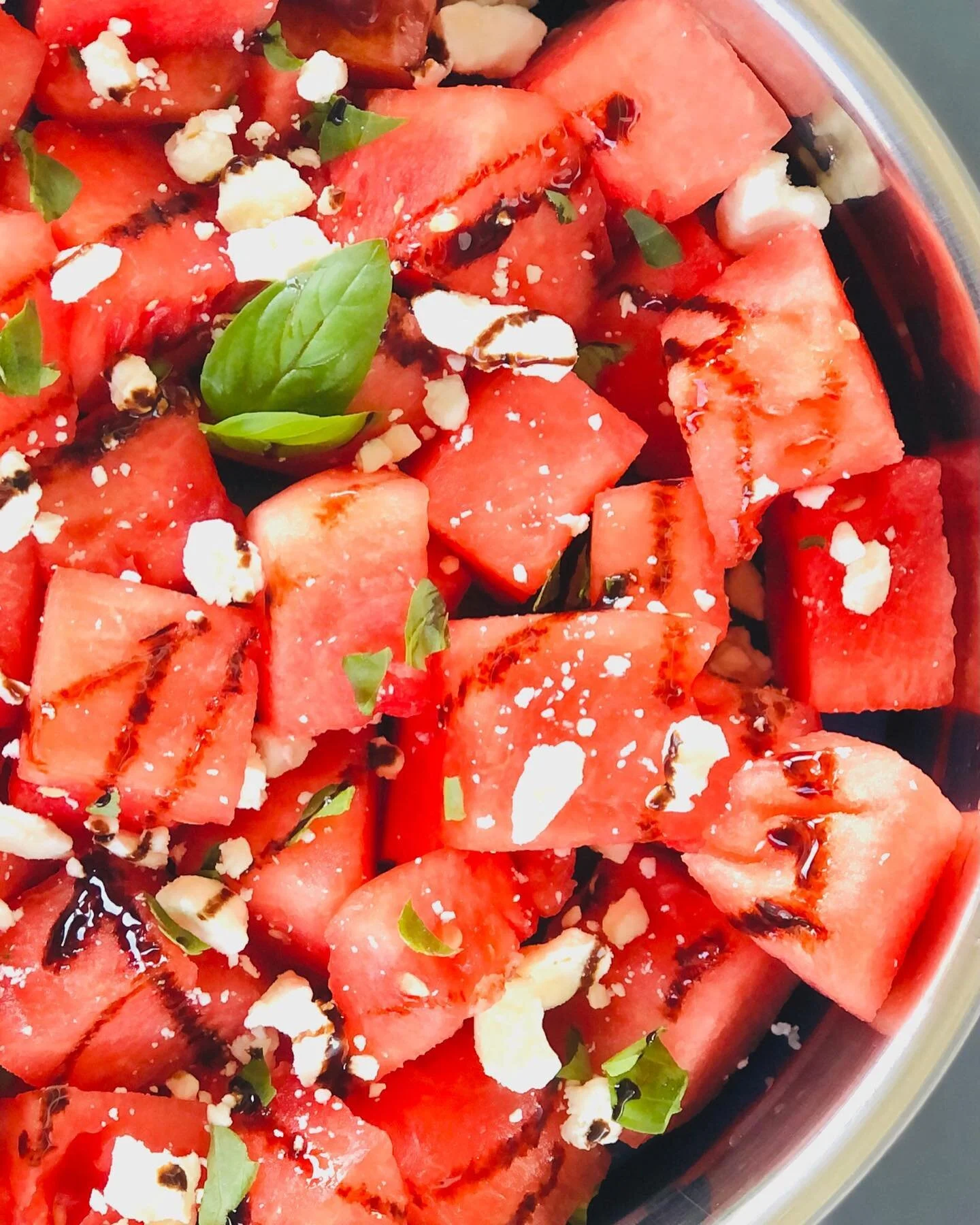 Watermelon, Basil, and Feta Salad