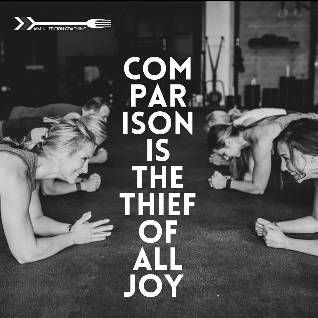 Comparison is the Thief of all Joy