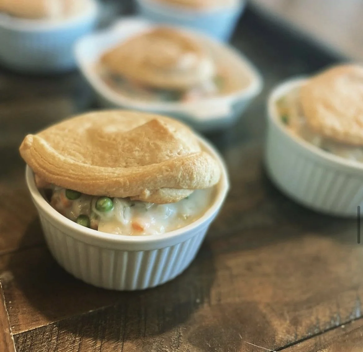 Macro-Friendly Chicken Pot Pies