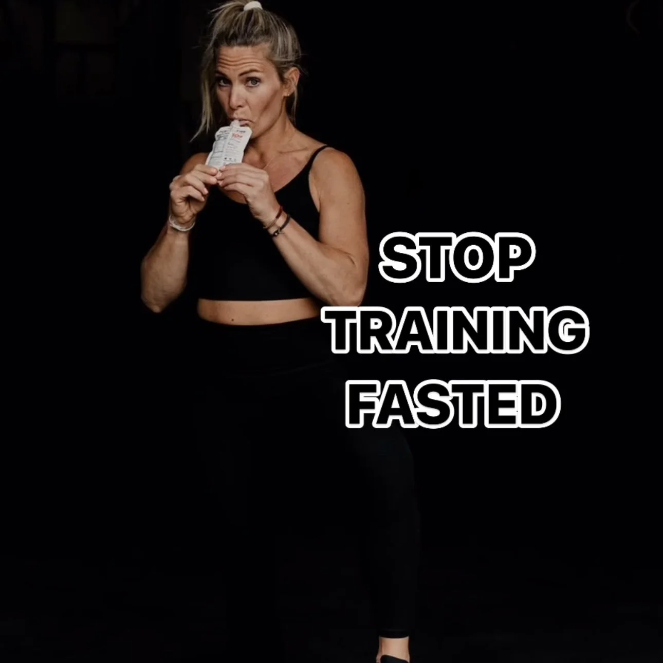 Stop Training Fasted
