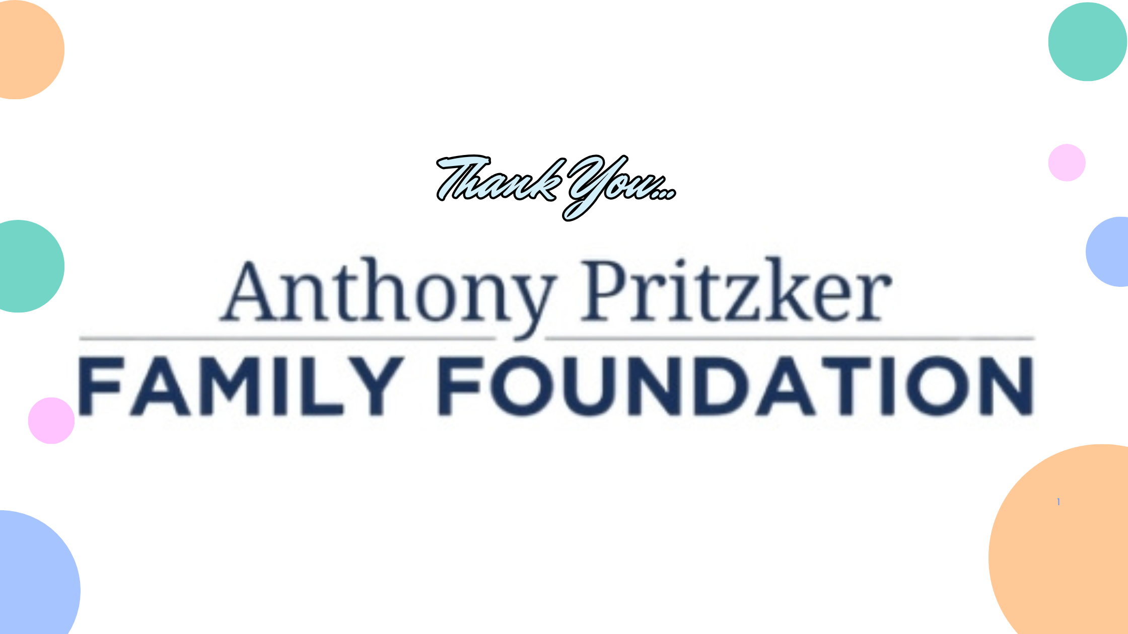 Our Partners in Impact: Pritzker Family Foundation