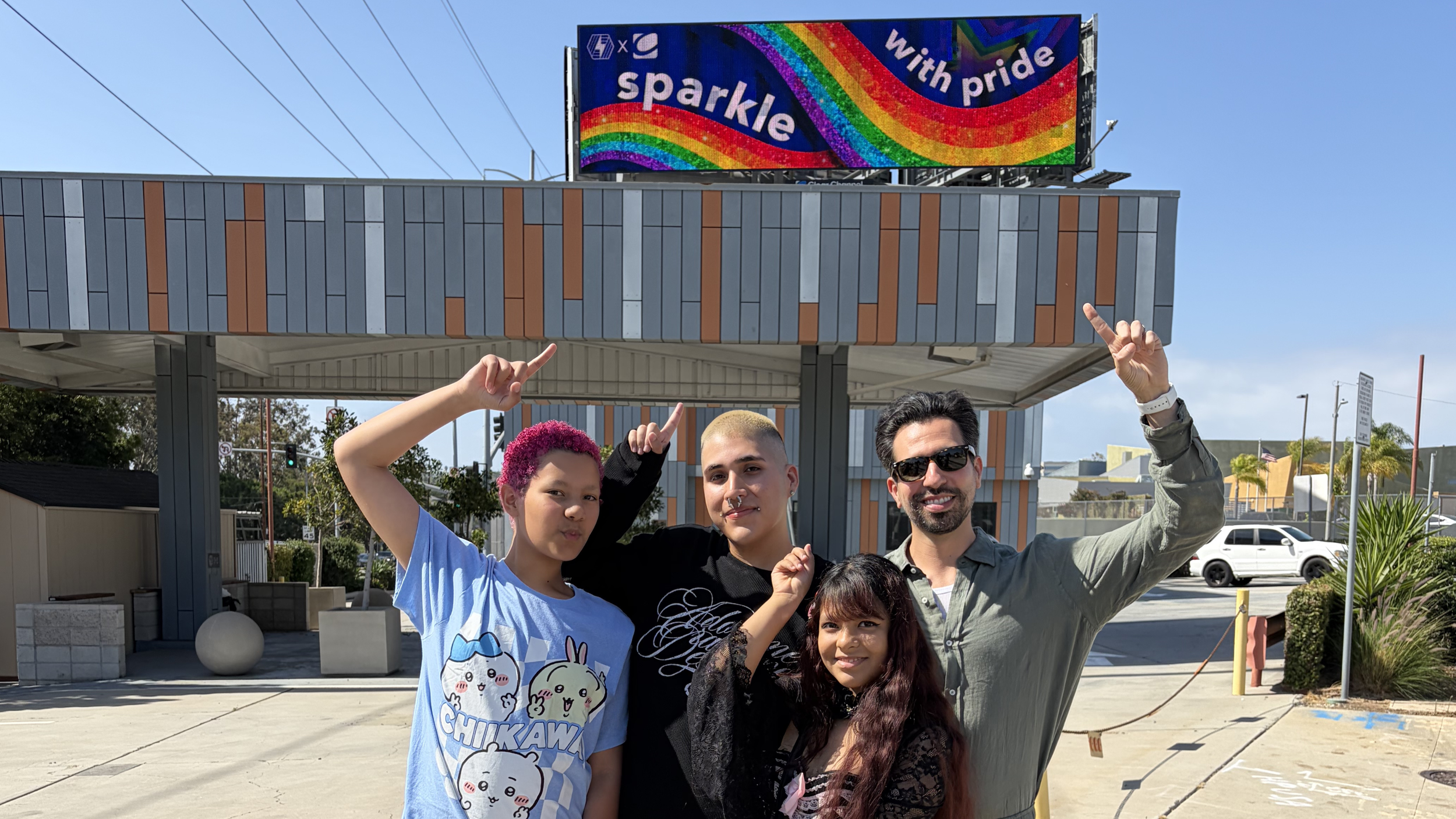 WE MADE A PRIDE CAMPAIGN: Rainbow Labs Youth Partner with Clear Channel! 