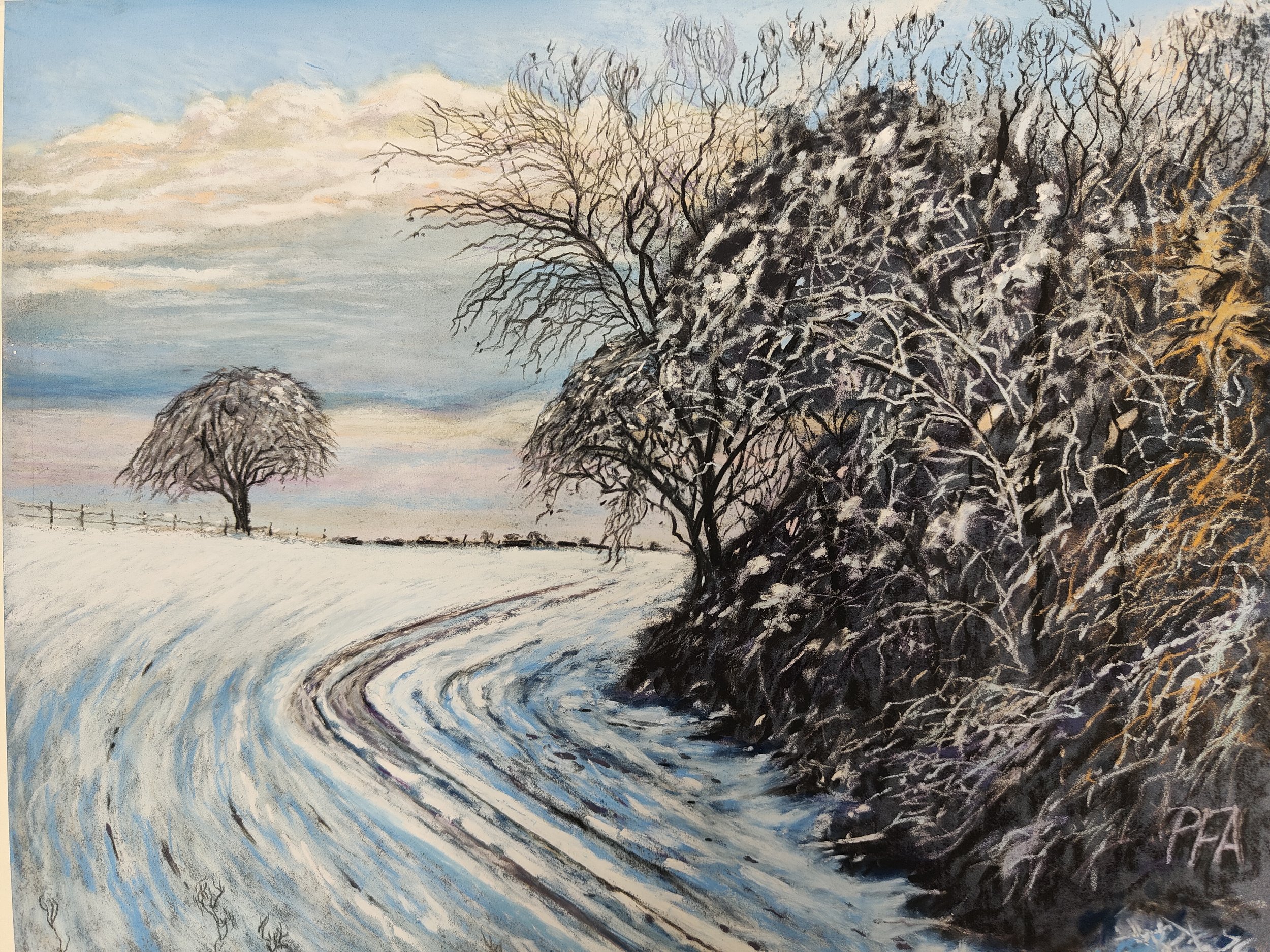 Elloughton Dale, Winter.