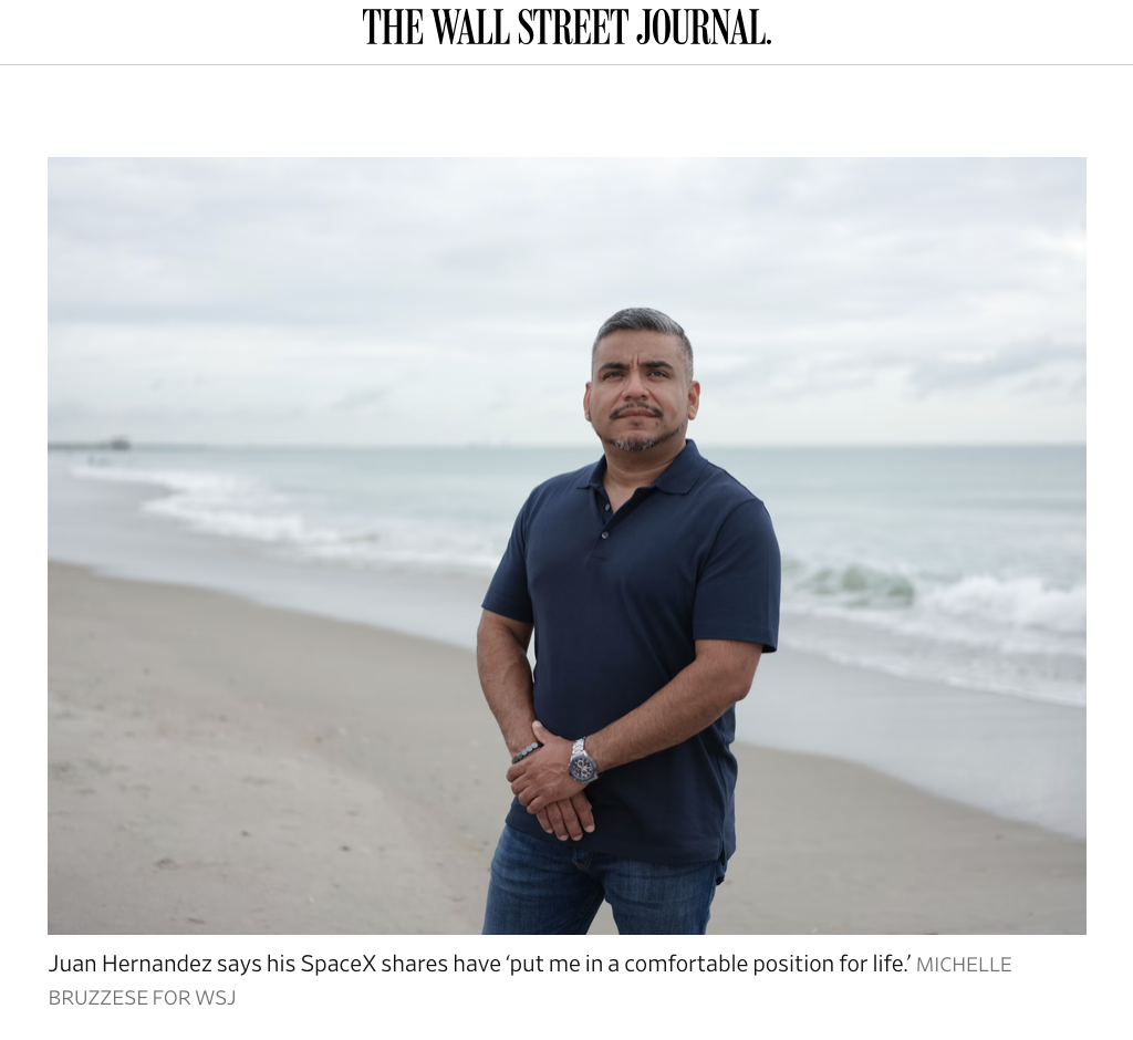  SpaceX Story Michelle Bruzzese for The WSJ  