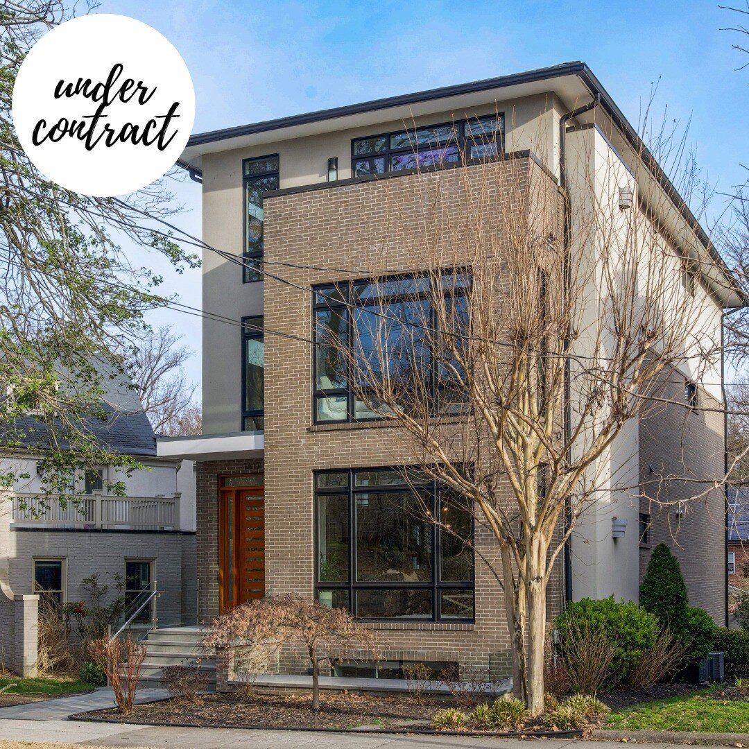 #UnderContract 
Excited for both our sellers and the new stewards of this beautiful home.

1617 Madison St. NW, a stunning contemporary custom built home (2011) located on a dead end street with views of and direct access to Rock Creek Park, straight