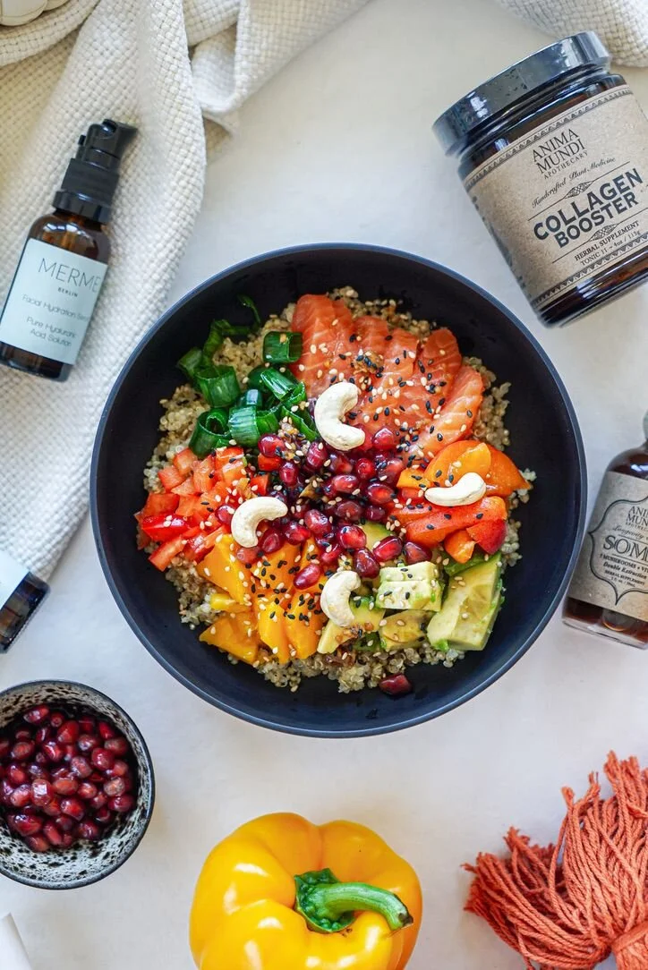Rainbow Poke Bowl Recipe (Get Me Glow Collaboration)
