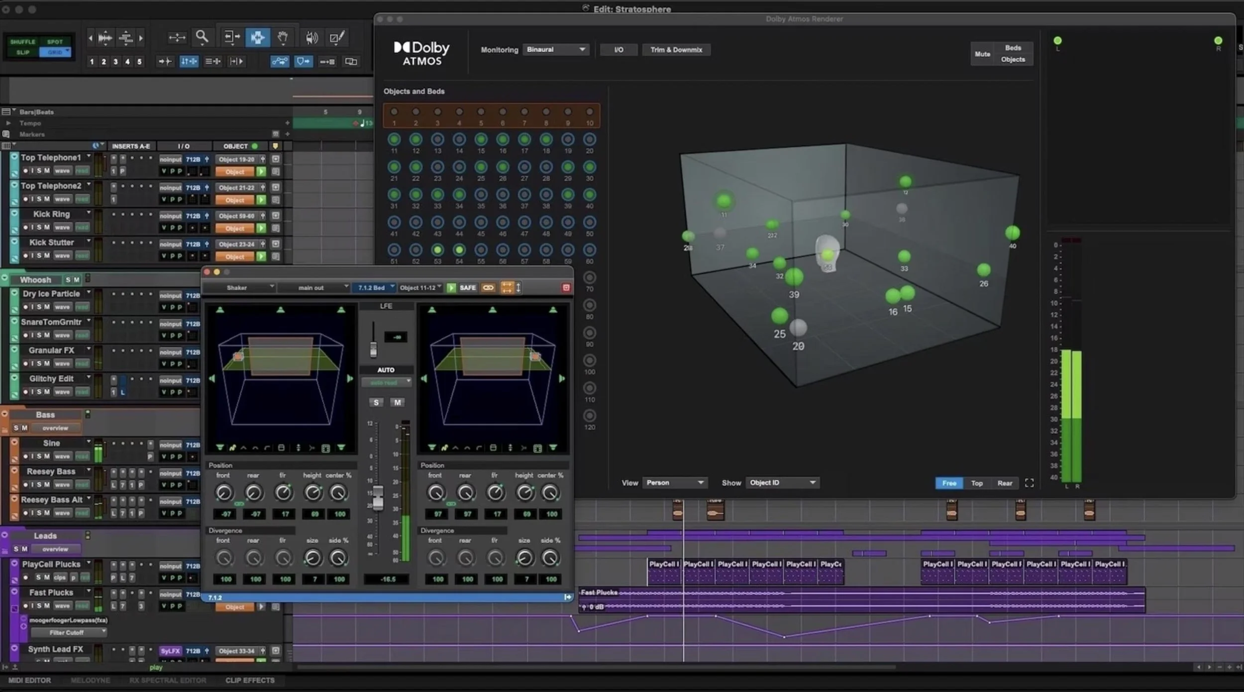 Dolby Atmos Template for Pro Tools