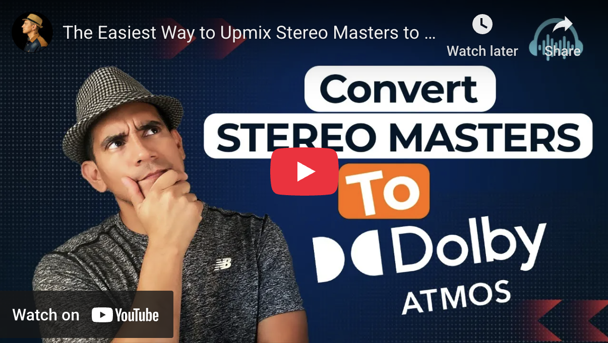 Easy Stereo-to-Dolby Atmos Upmixing