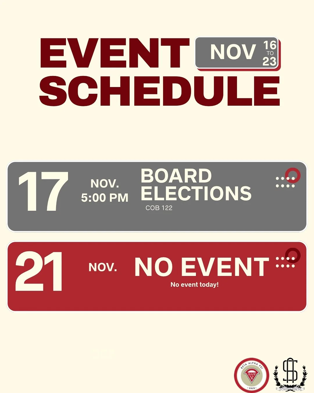 Please see this week's schedule! As we're nearing the end of the semester, there will be no speaking engagements or workshops this week.