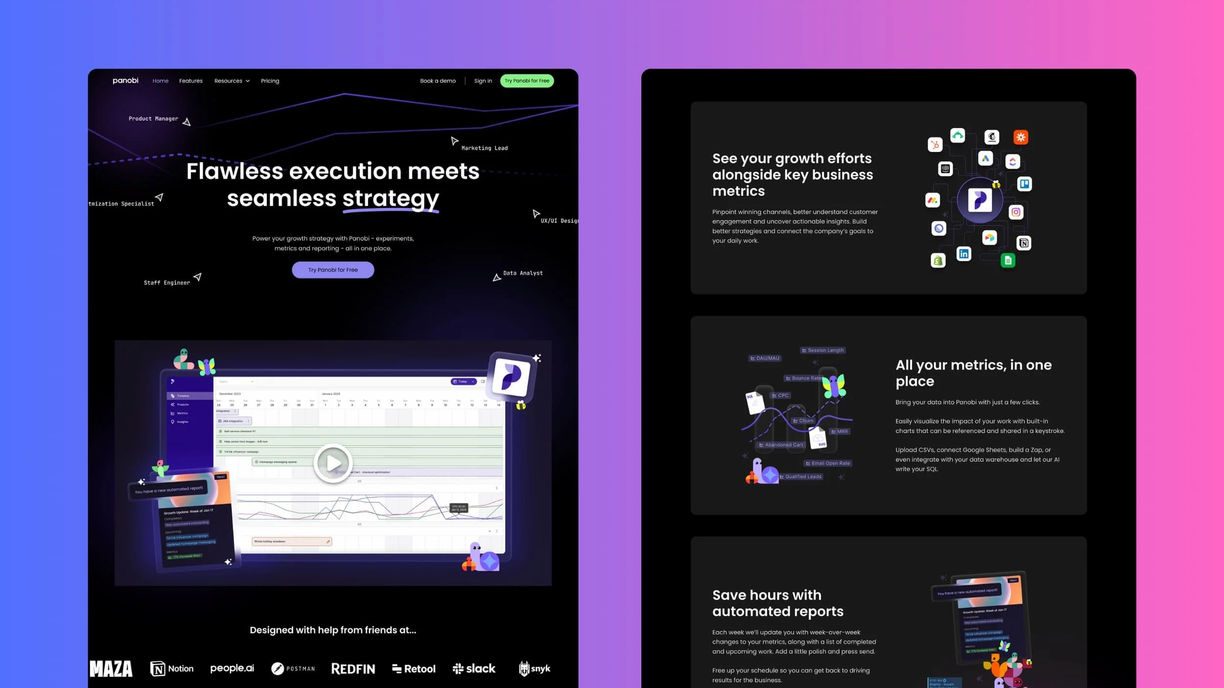 web design for startup based in San Francisco, California
