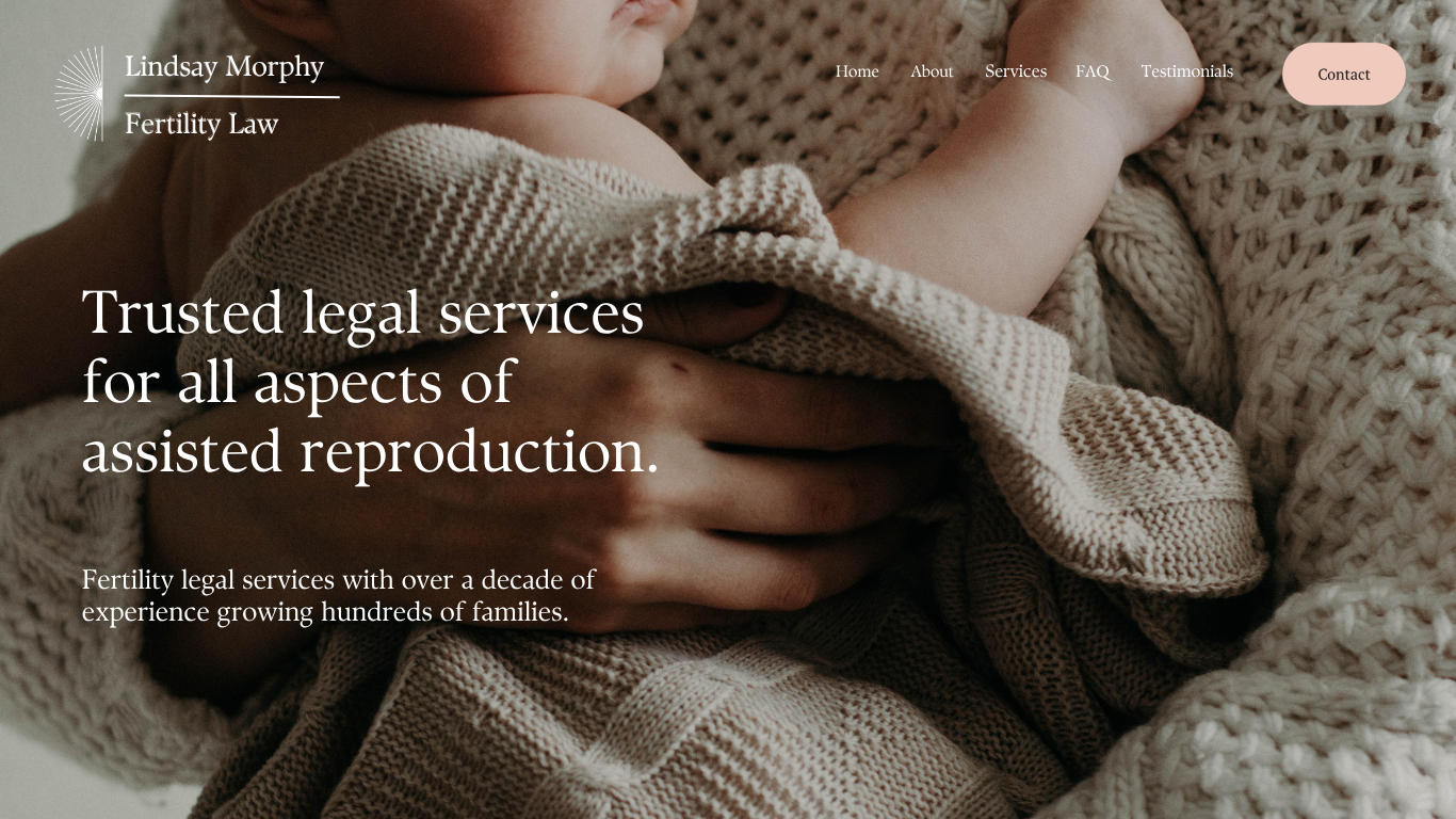 Squarespace Lawyer Website 