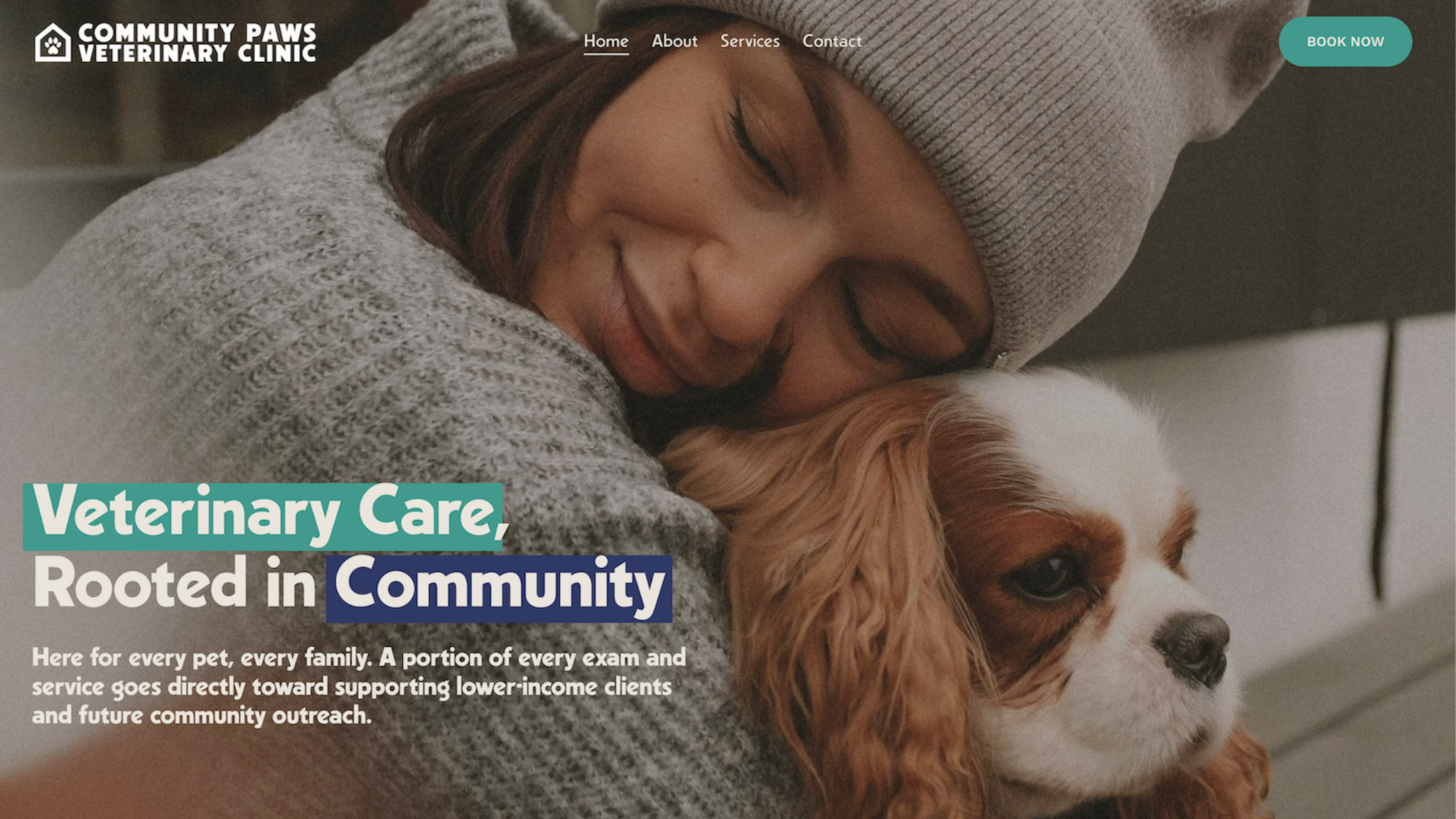 Squarespace Veterinary Clinic Website and Branding 