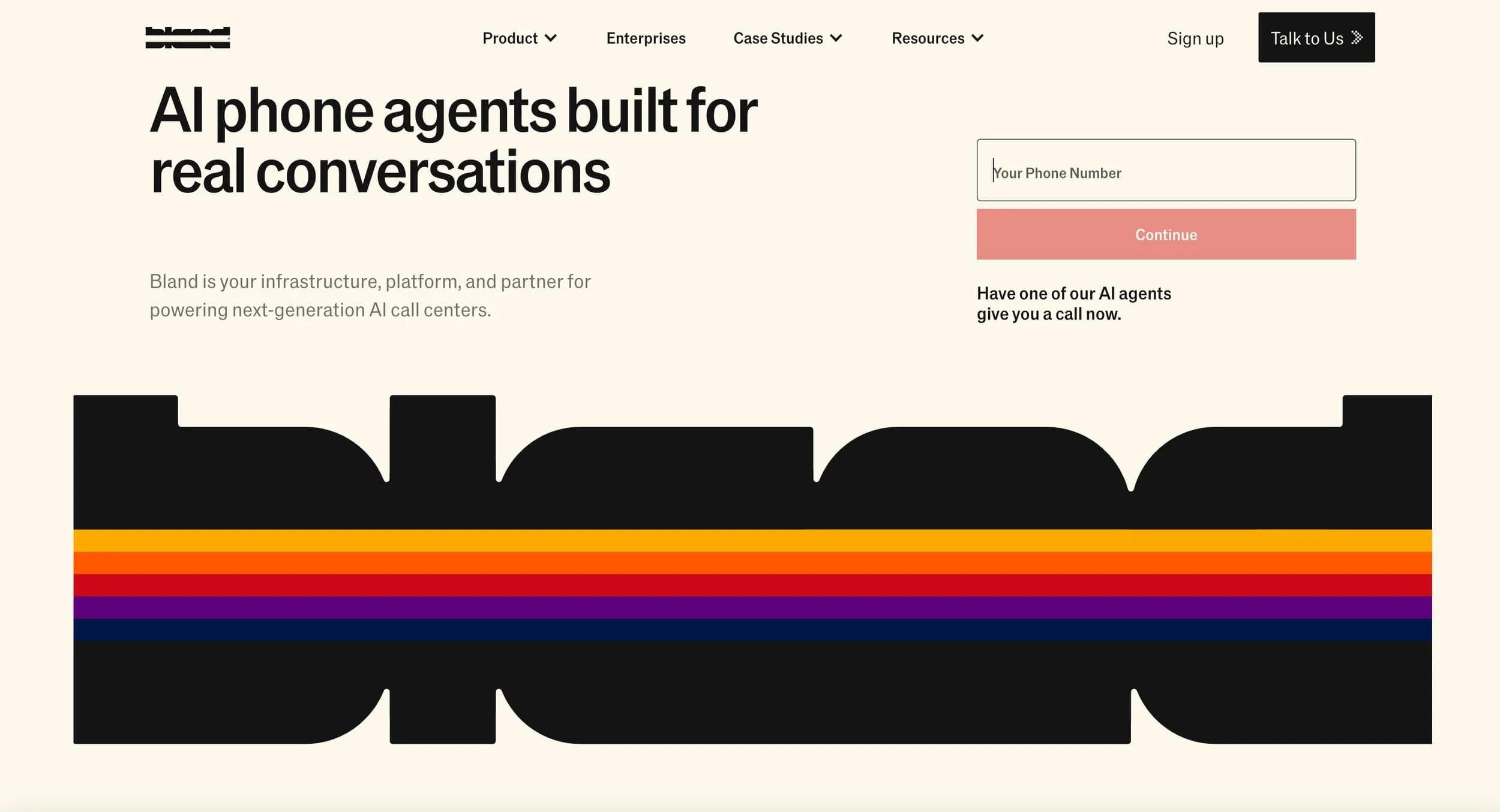 retro and mid century modern inspired fonts and design elements for an AI website