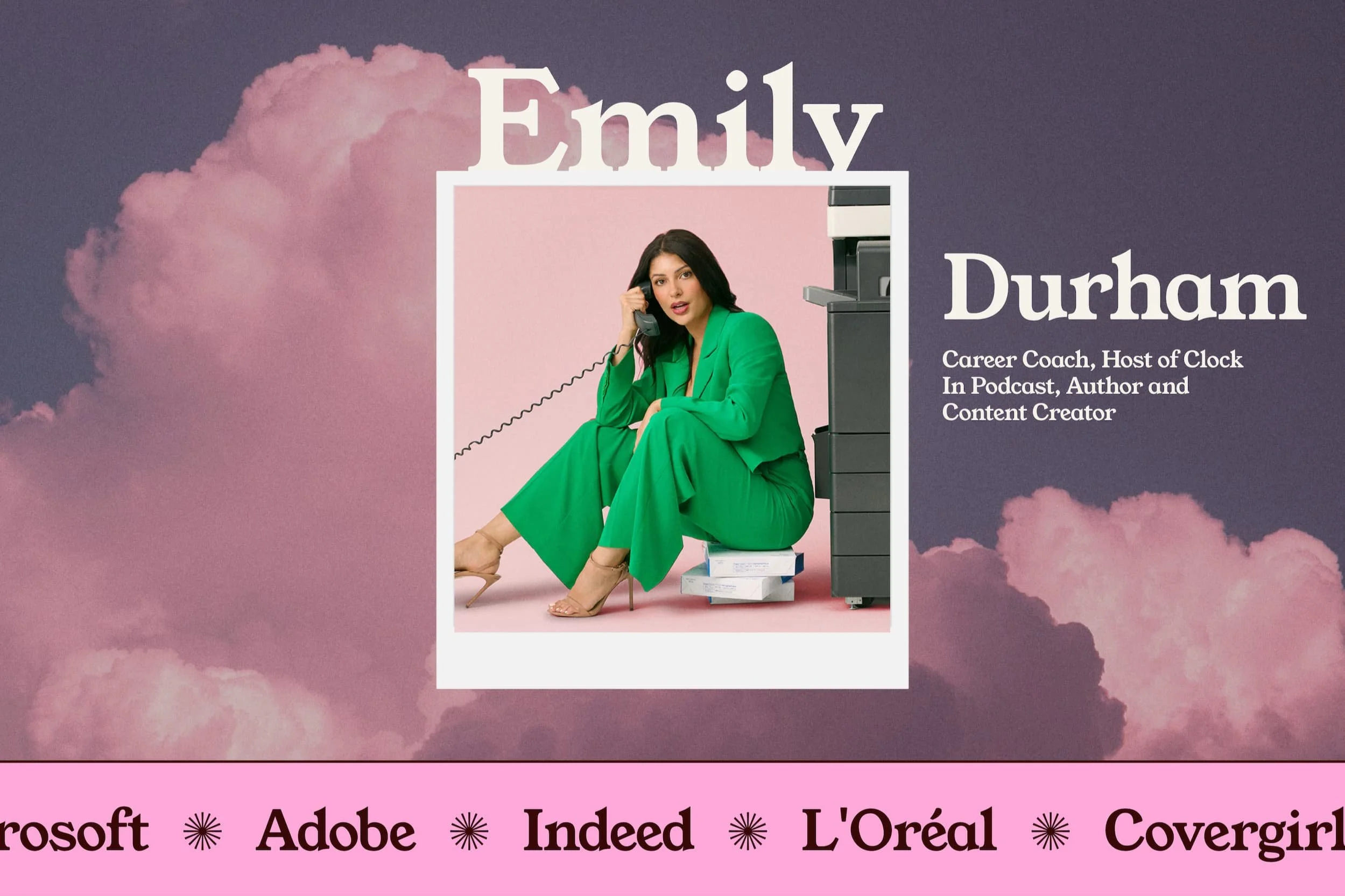 playful retro squarespace website designed for a podcast host and author featuring colourful, retro y2k elements