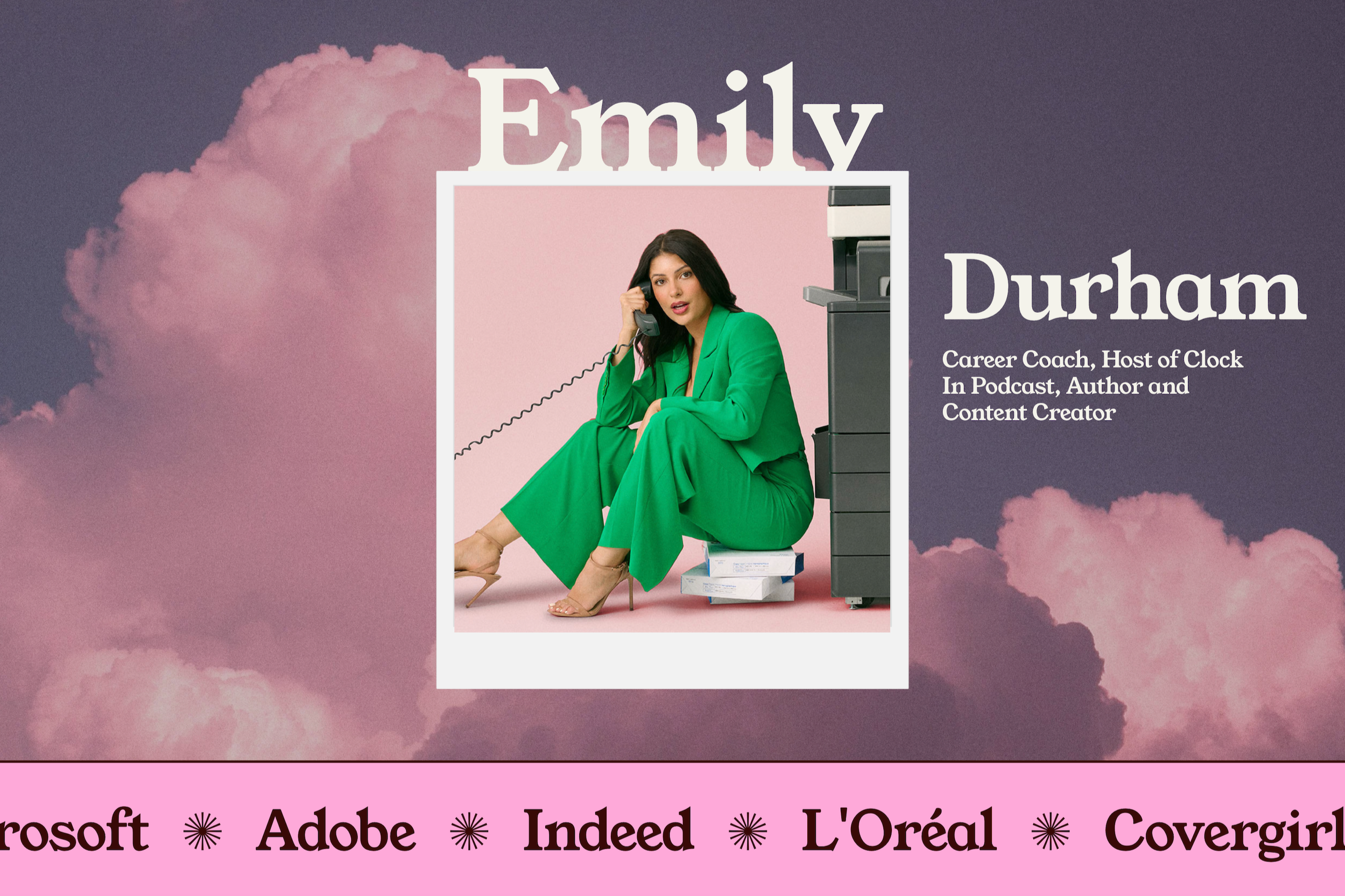 playful retro squarespace website designed for a podcast host and author featuring colourful, retro y2k elements