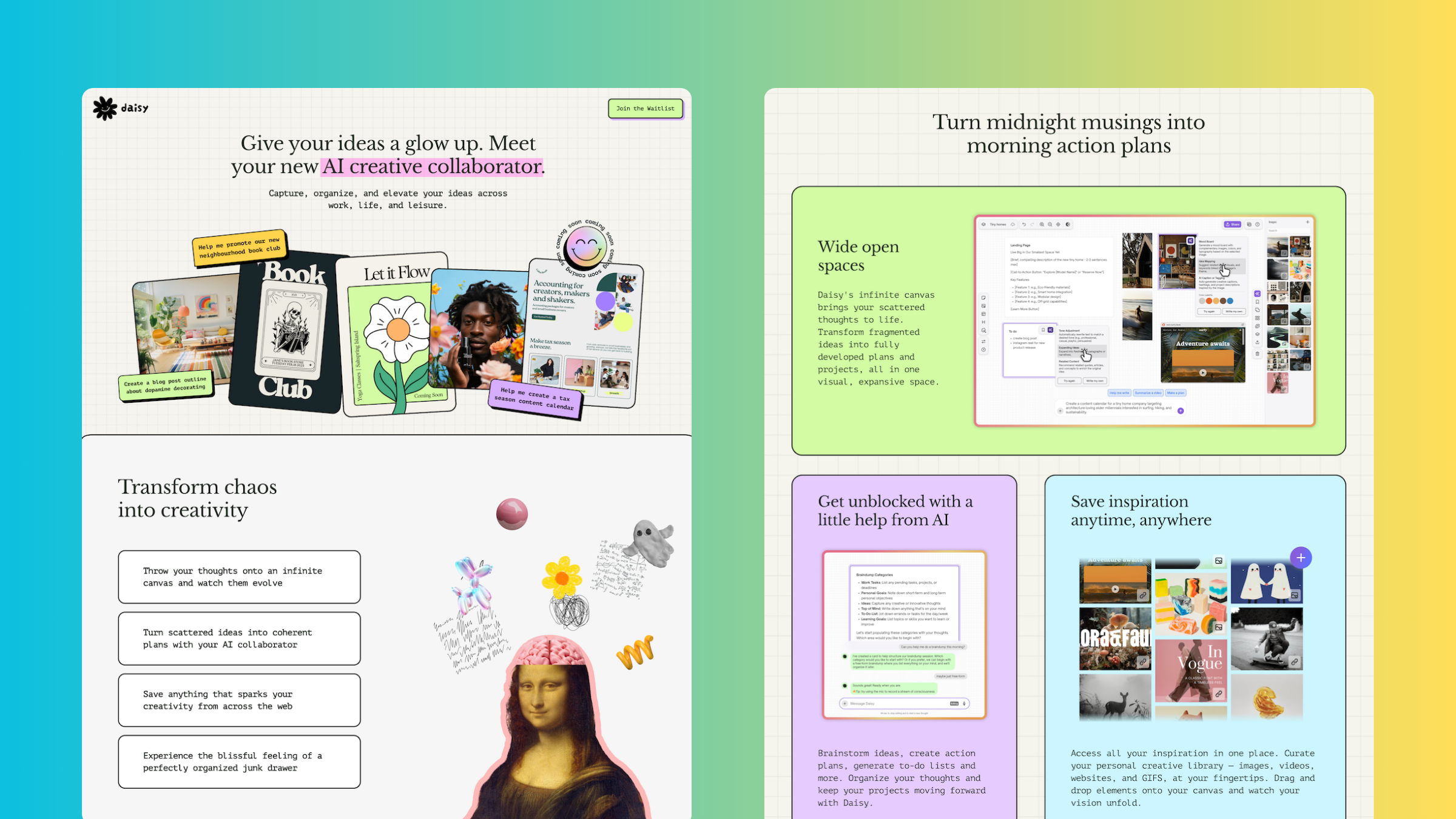 playful quirky web design for an AI startup