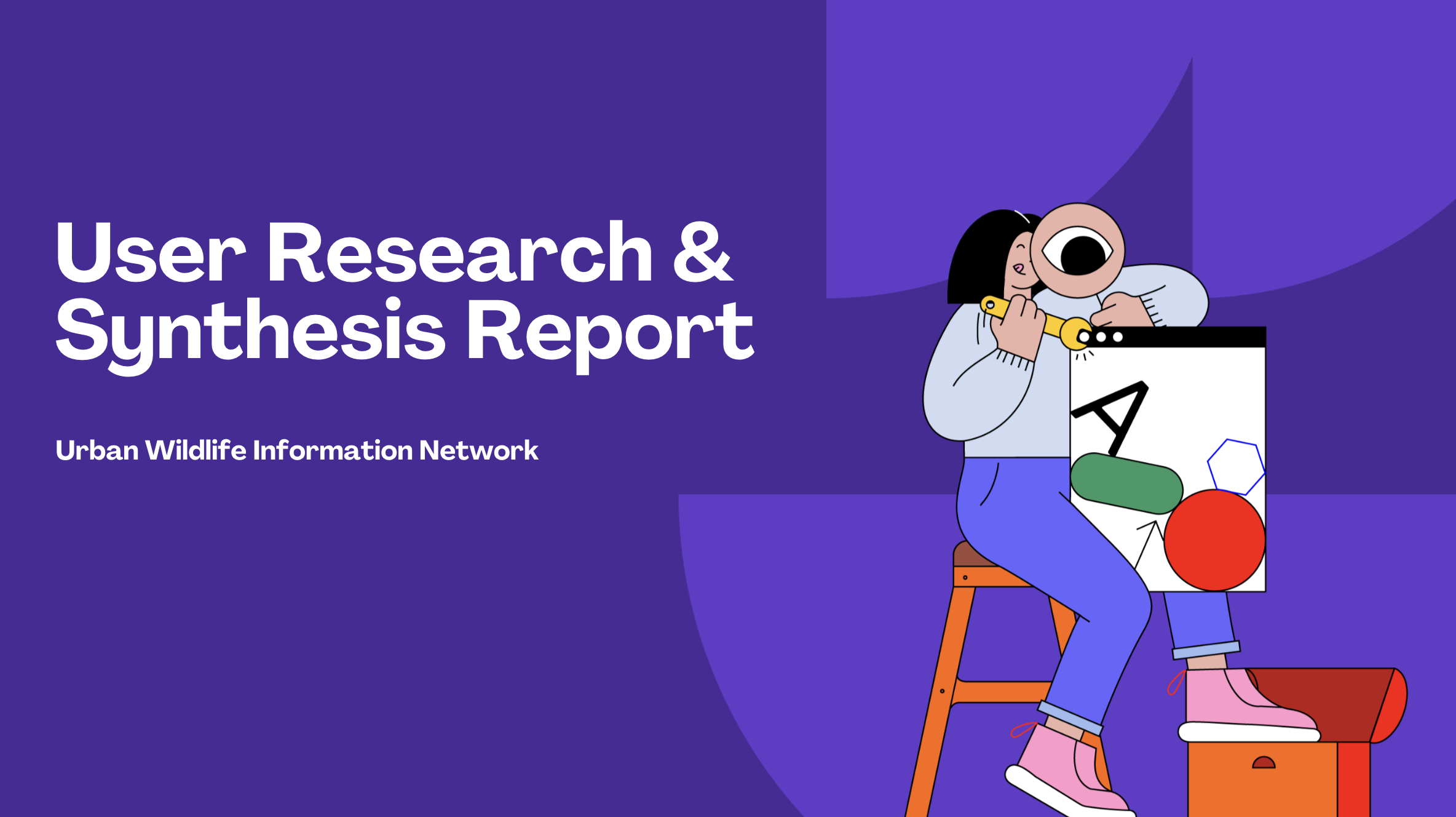 a user research report and marketing strategy document created for a nonprofit organization