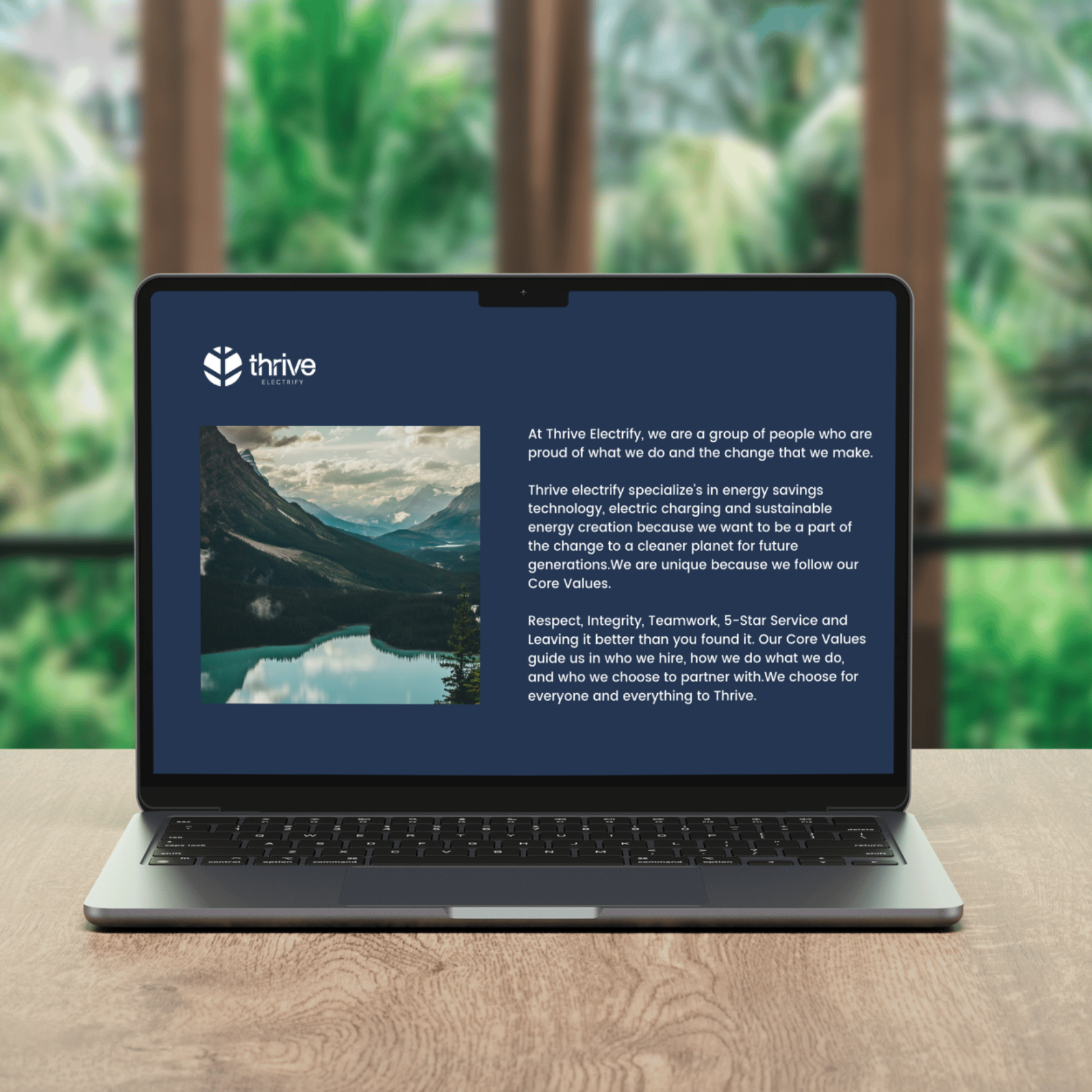 squarespace website for sustainability focused organization