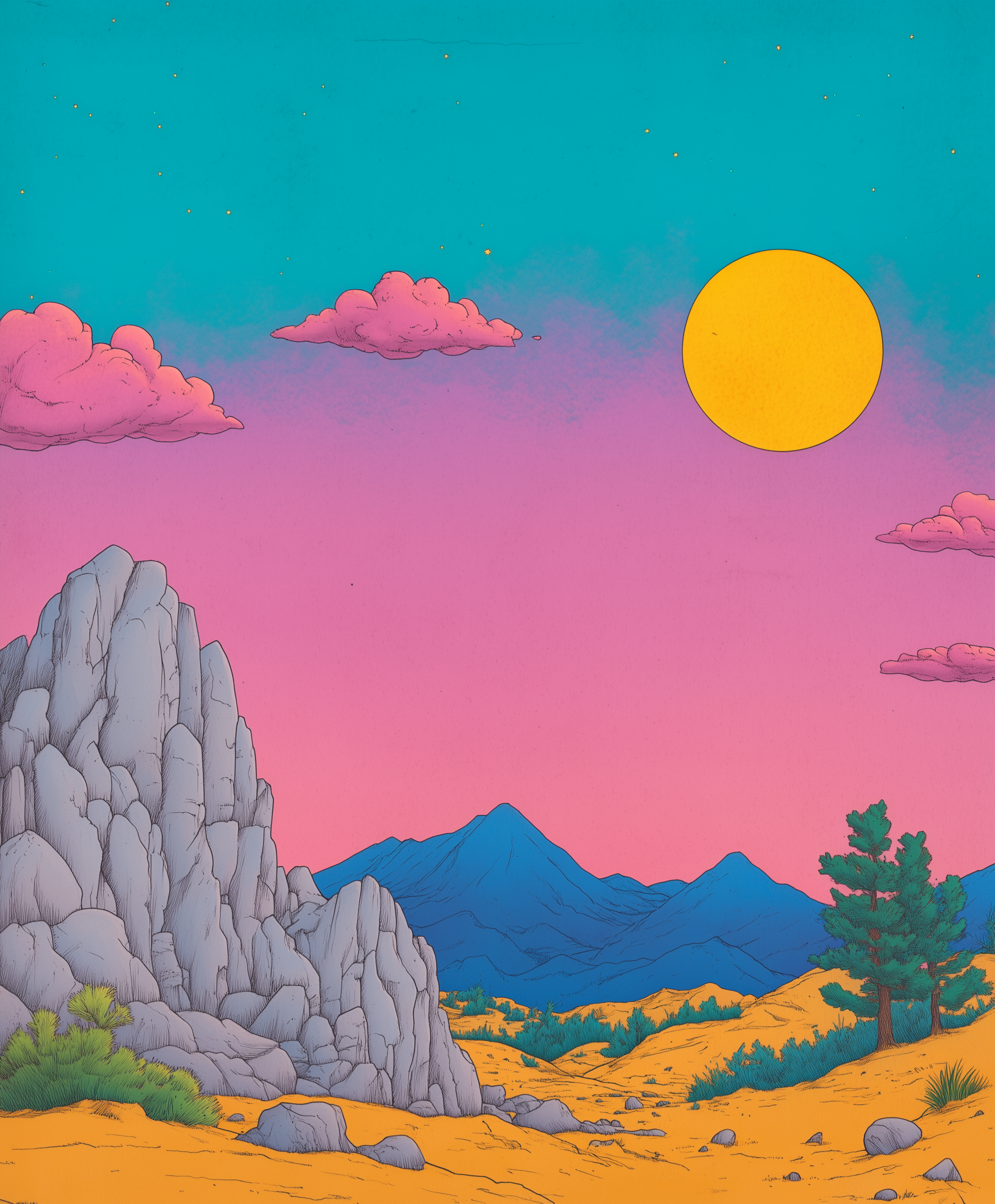 surreal landscape web design trends