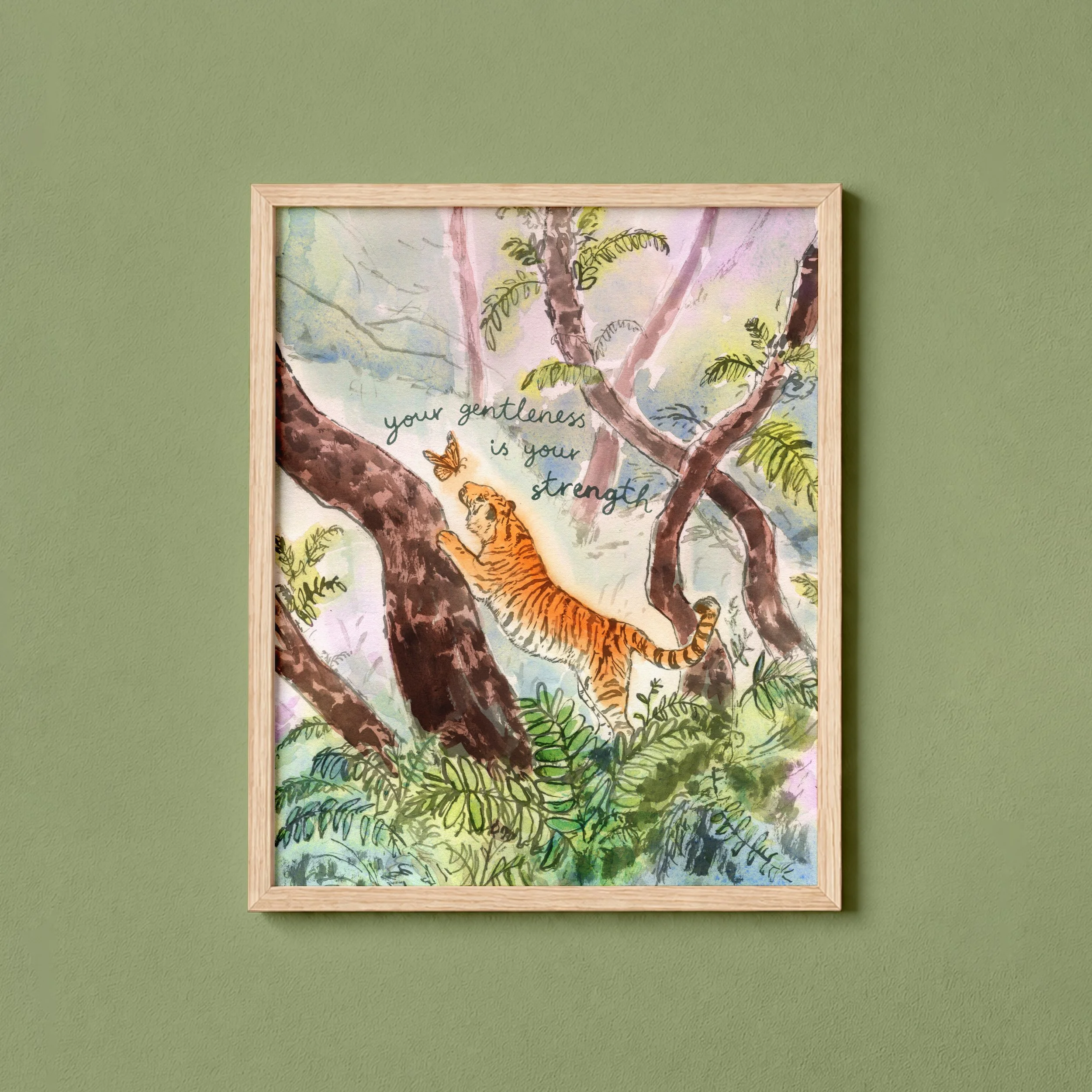 Your gentleness is your strength framed mockup.jpg