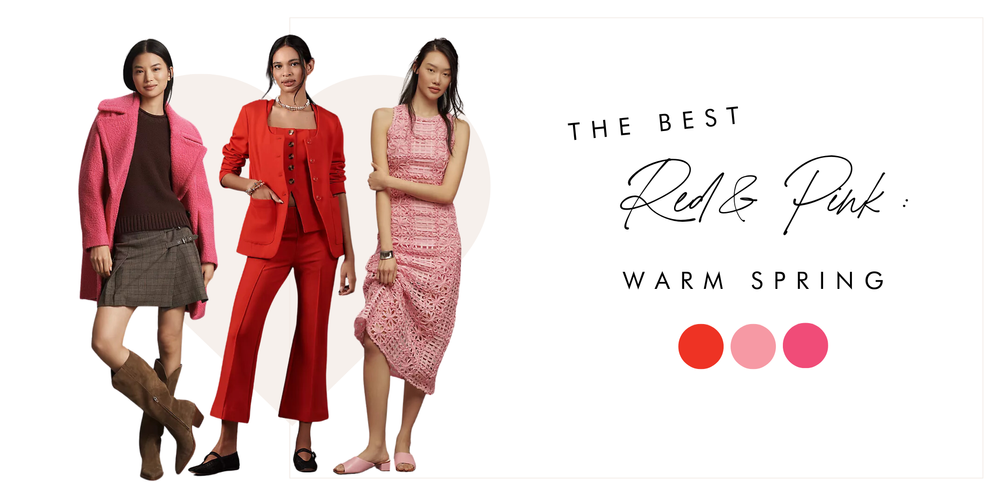 Which shades of red and pink are best on my skin tone? — Created Colorful