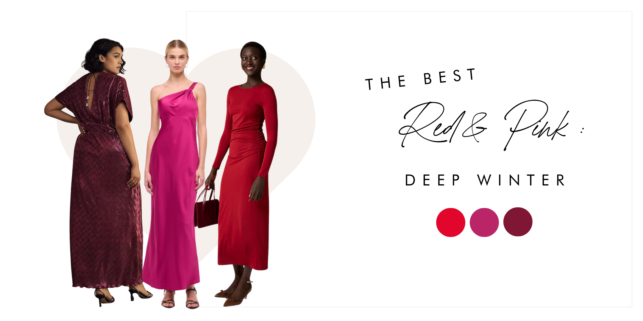 Which shades of red and pink are best on my skin tone? — Created Colorful