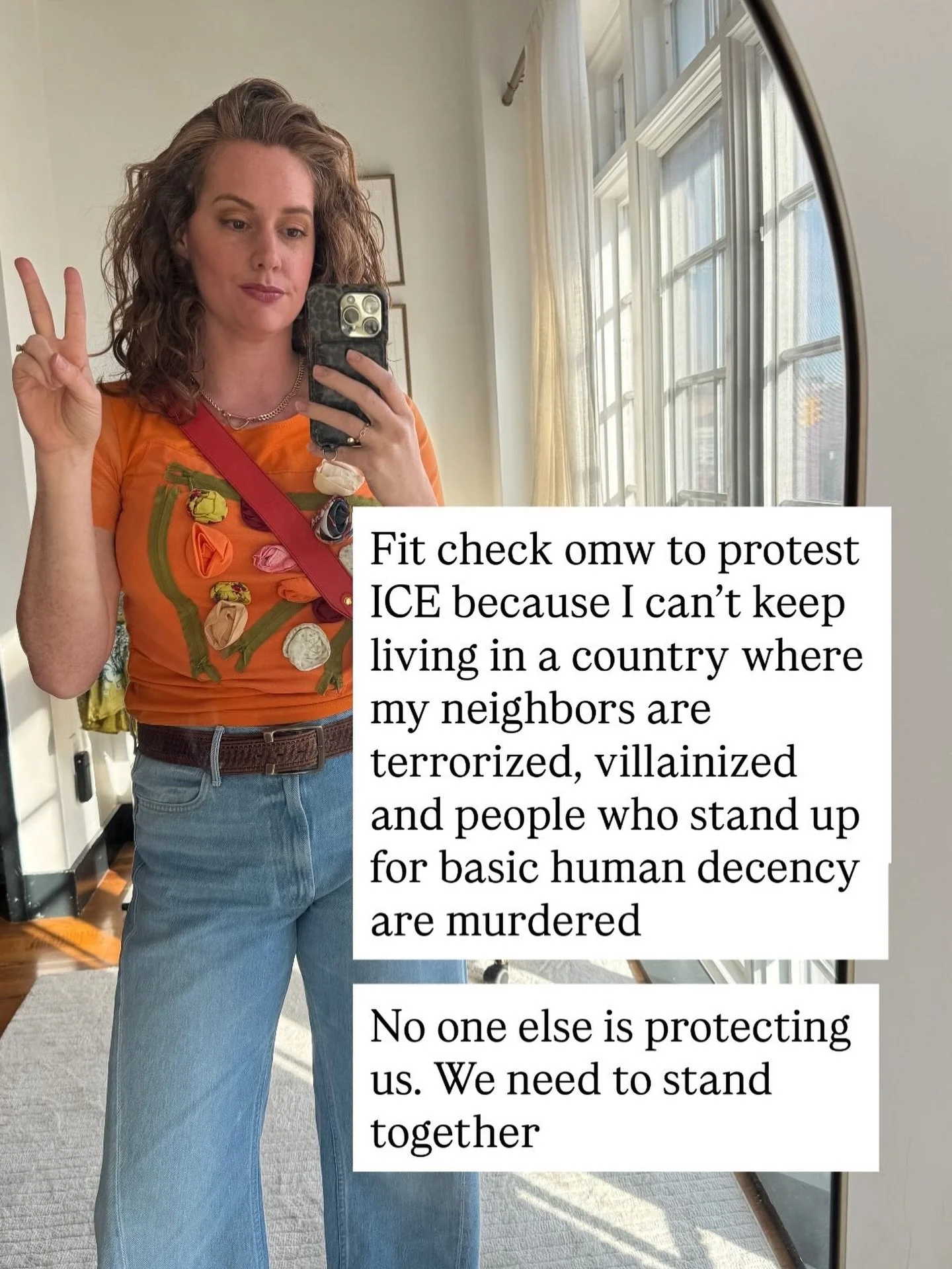 Make no mistake, ICE presence is intended to cause terror and fear in us, and when masked men whose whole job is to kidnap people, invade cities against their will, and now murder protestors on camera, are instantly backed up by those in power,

We m