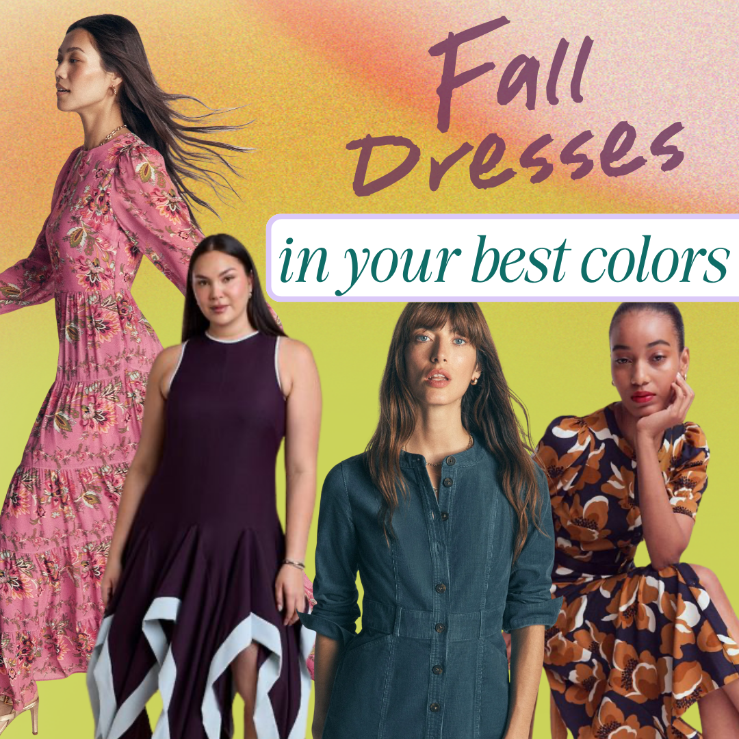Fall Dresses in your Best Colors