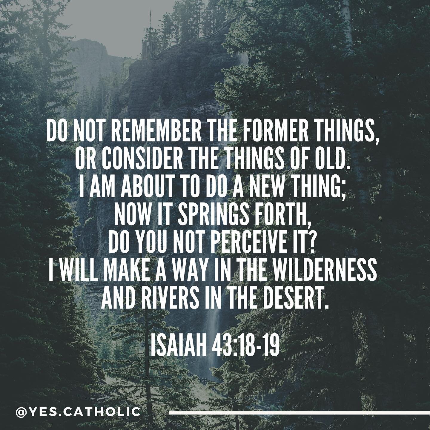 This passage from Isaiah has been written on my bathroom mirror since the spring of 2020. It&rsquo;s a constant reminder that God&rsquo;s mercy is new every morning and that He daily calls me by name into His great mission of redemption. Most of the 