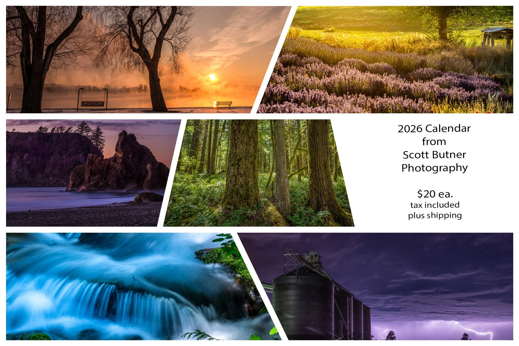 2026 Scott Butner Photo Calendar