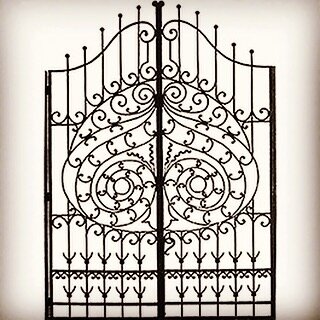 The design for Abigail&rsquo;s entrance gate took on multiple iterations before it landed on page 144. The first is an inspiration image from Brayden. The second is Hazel&rsquo;s artistic take and the last two are from the artist who inspired Felicia