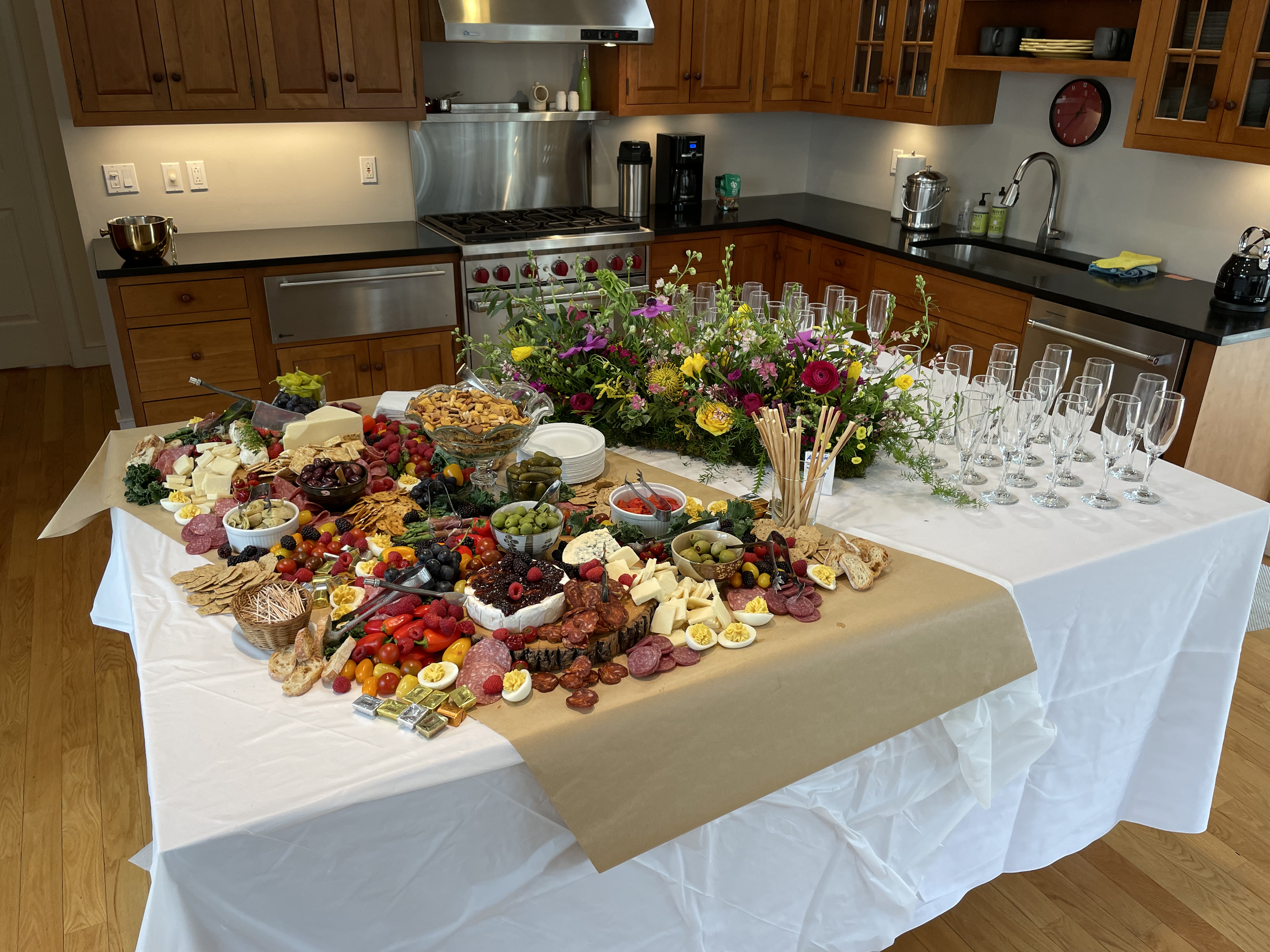 Grazing Table set up