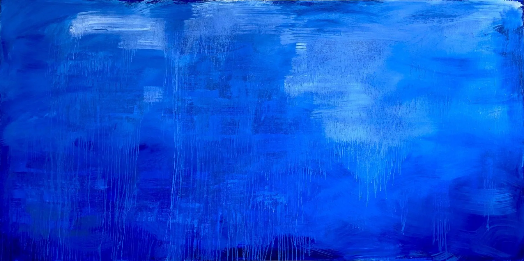 Blue Painting, 2012. oil on linen. 64 inches x 80 inches x 2 inches. private collection
