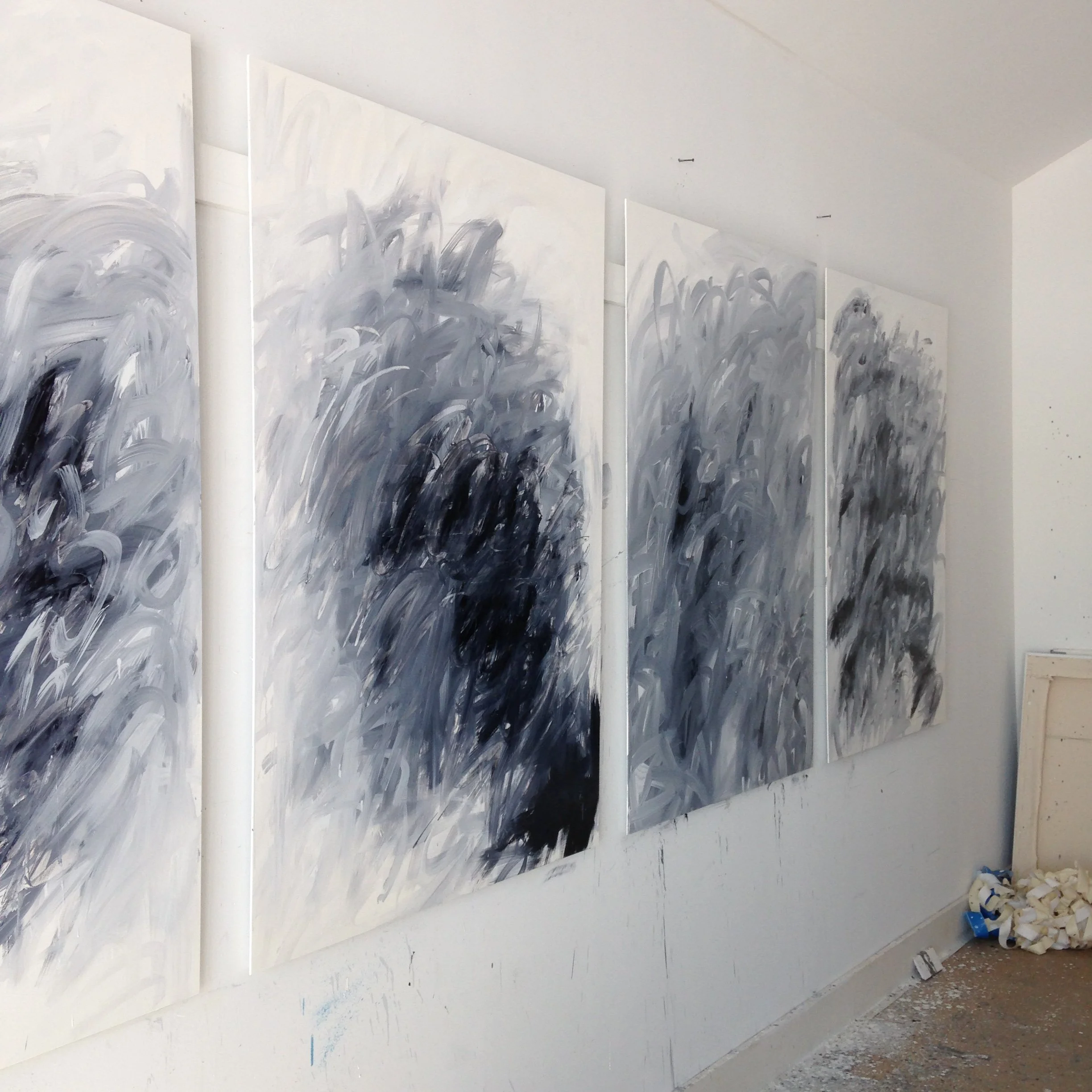 oil drawing studies
