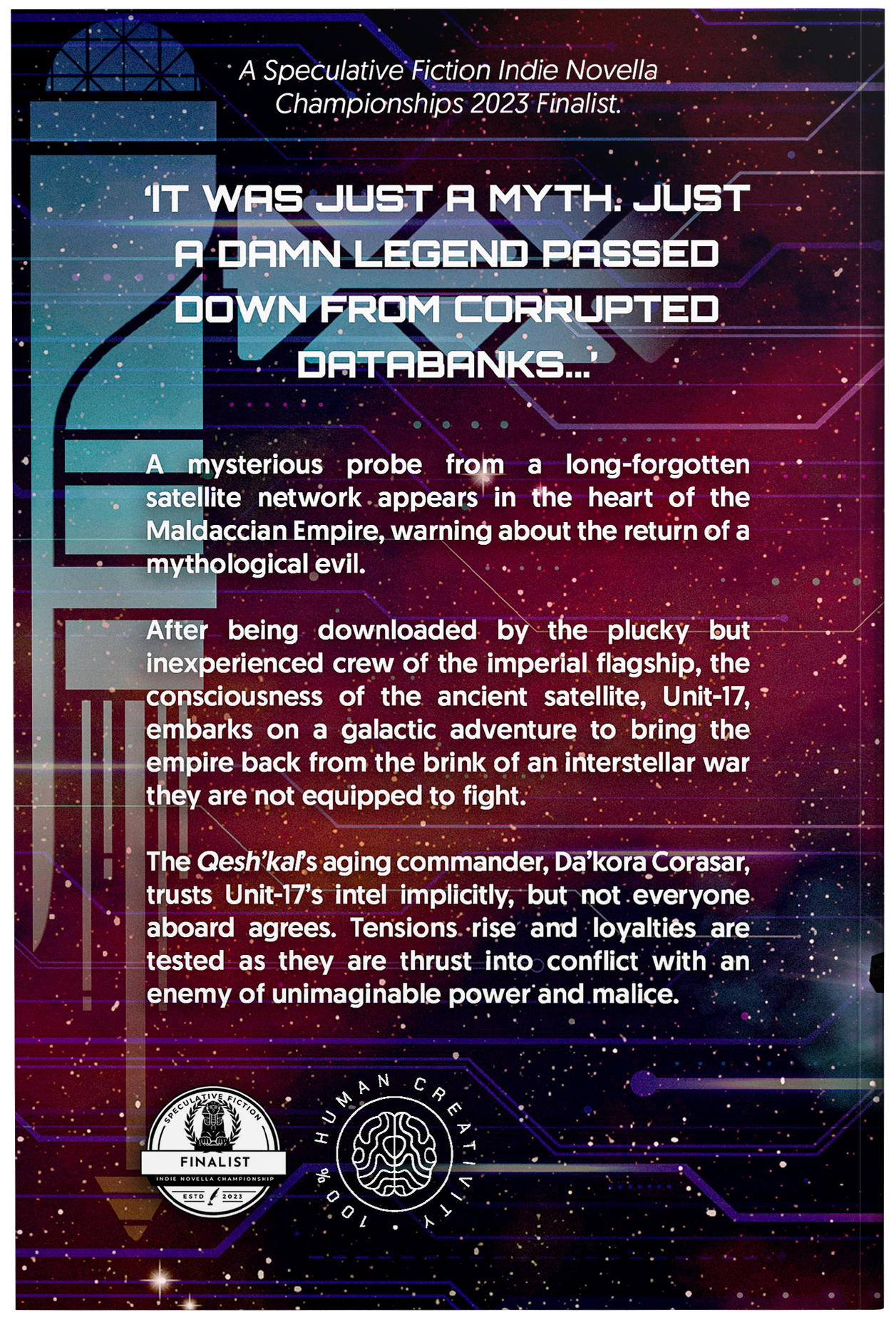 Back cover for The Re-Emergence featuring the blurb.