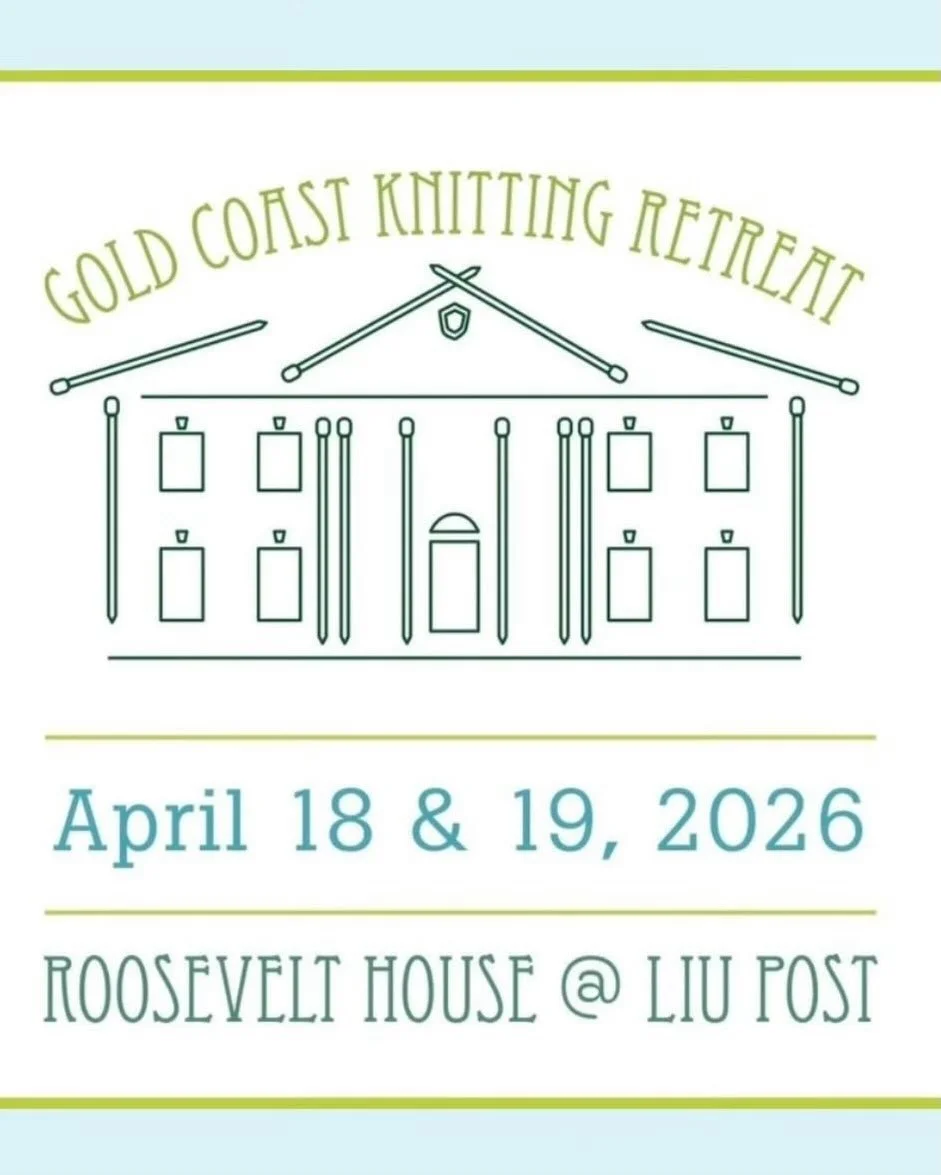 Join me next month for the Gold Coast Knitting Retreat in Brookville, NY! I&rsquo;ll be teaching and knitting, along with the incredibly talented @xandypeters, @lavanyapatricella, and @doublethestitches!

I&rsquo;ll be teaching four classes, includin