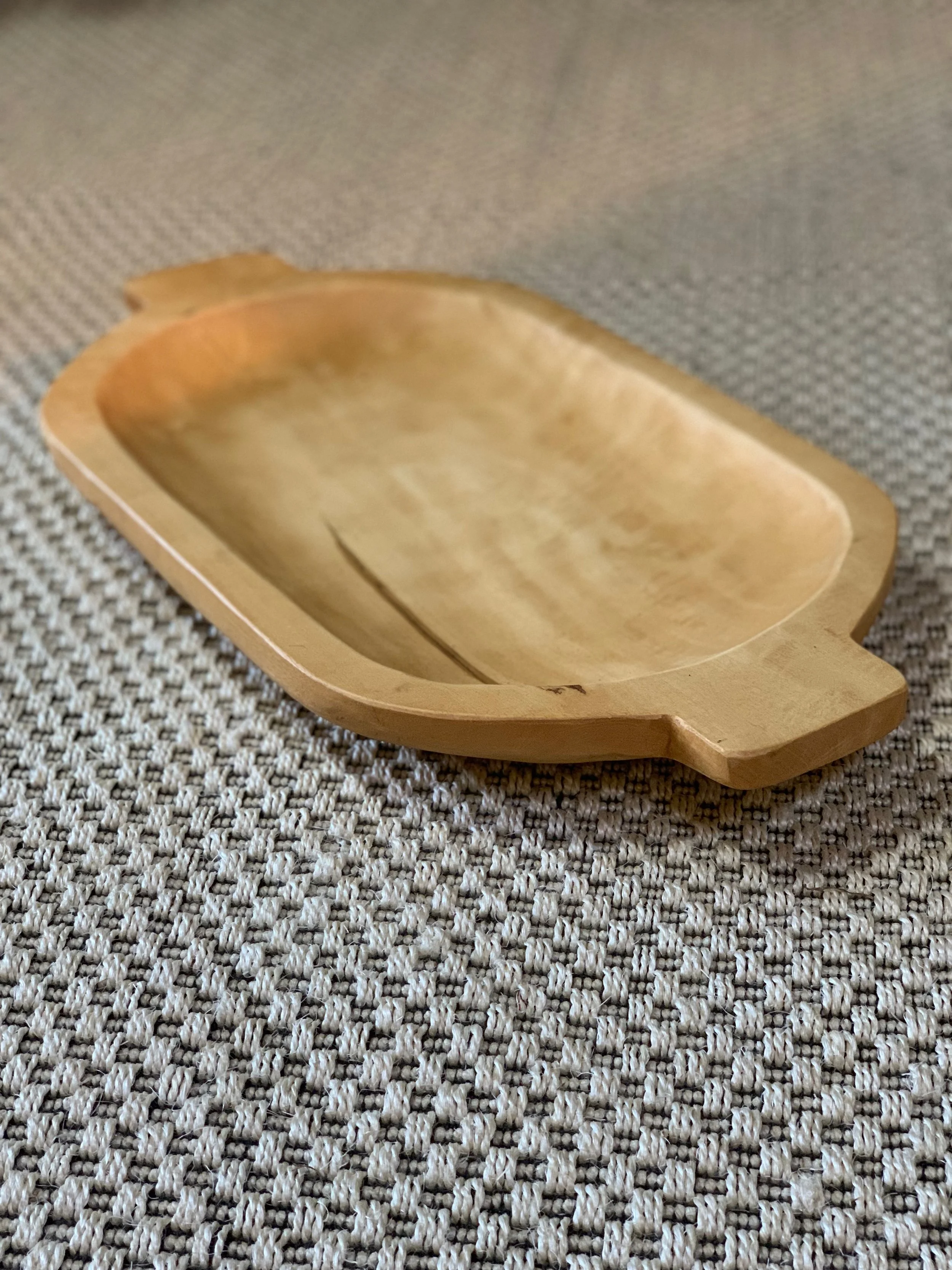 Shallow Wooden Platter // Qty: 1