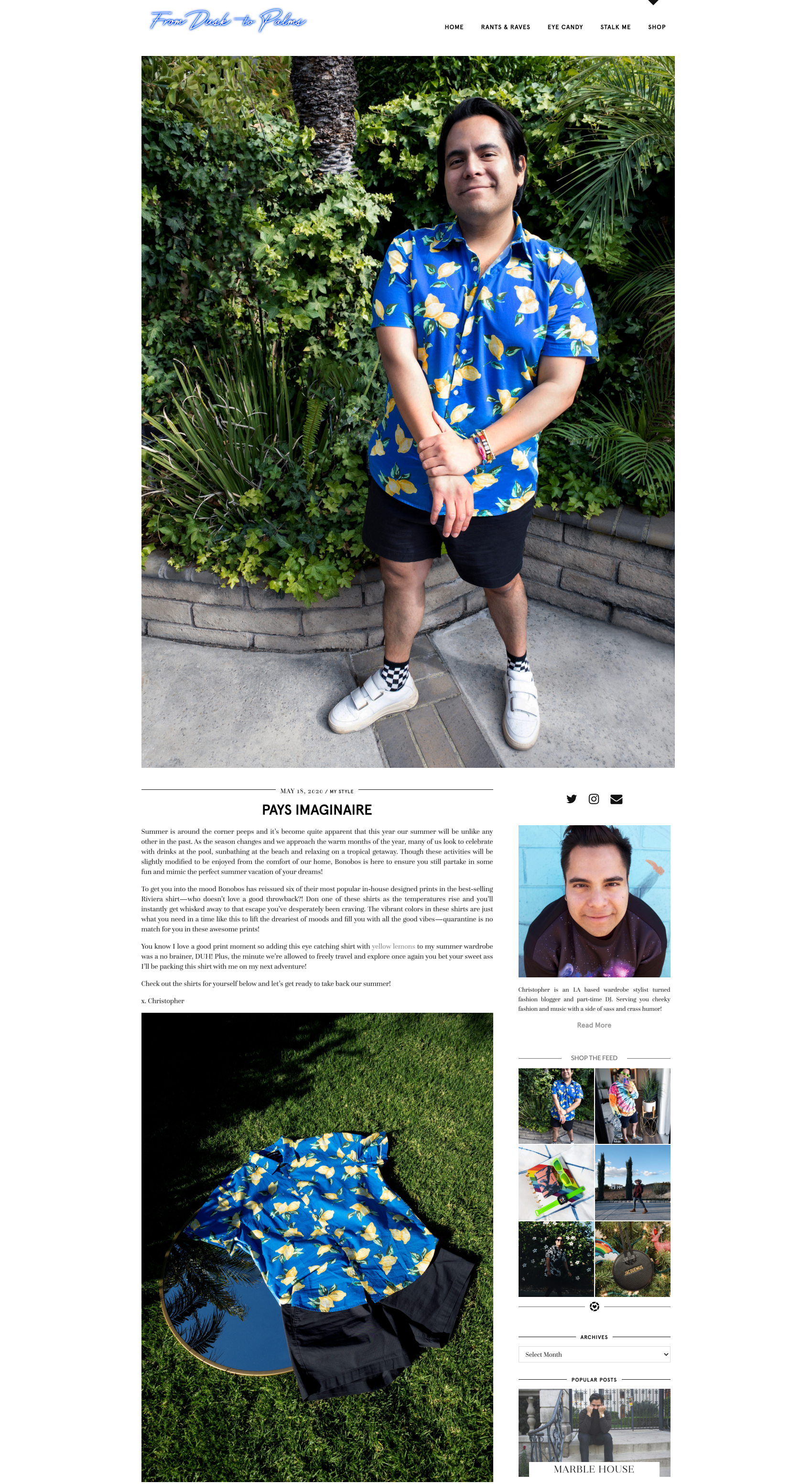 Bonobos - Pays Imaginaire | From Dusk to Palms.png