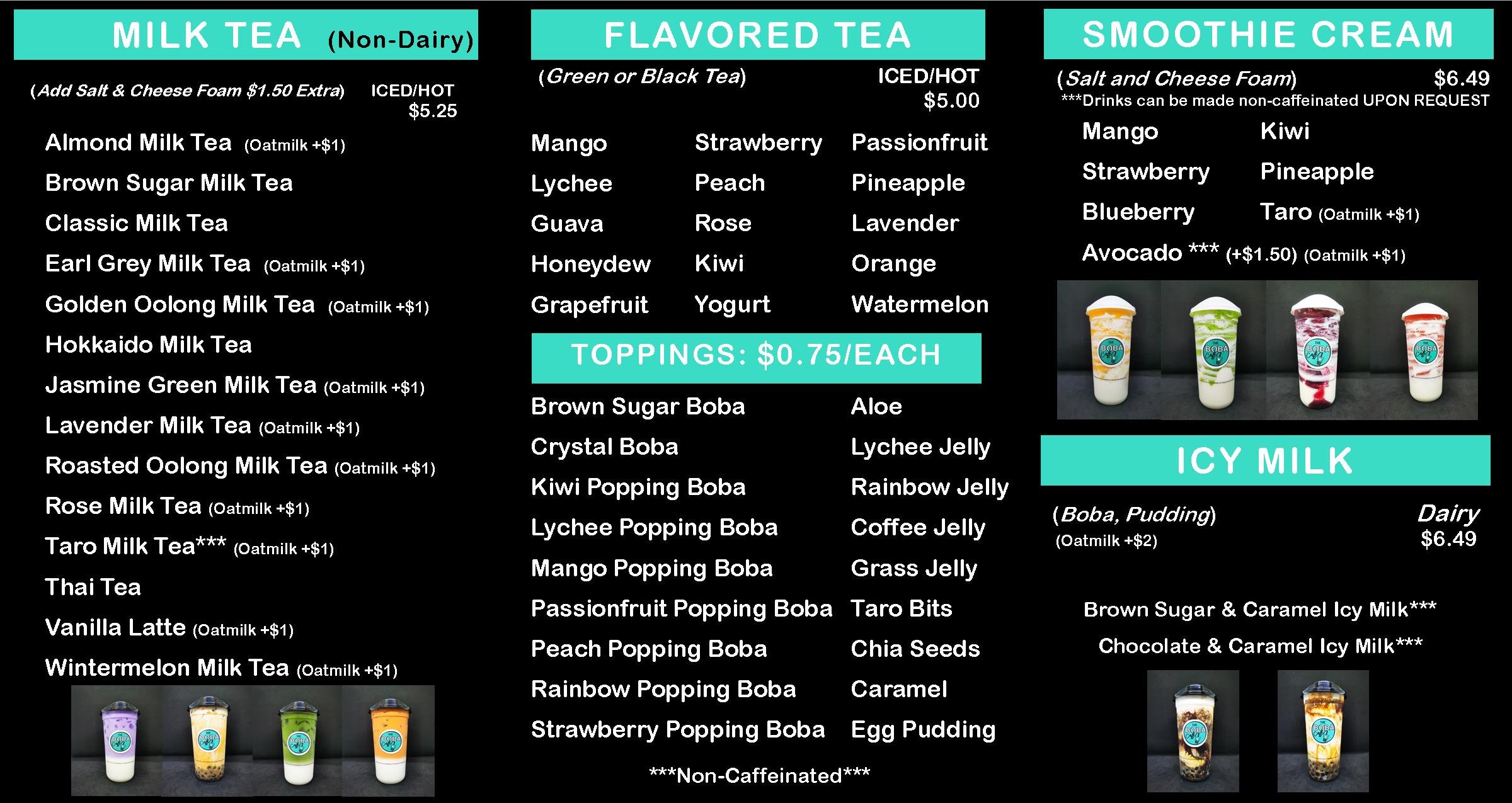 Order BOBA TEA & ME - Los Angeles, CA Menu Delivery [Menu & Prices]