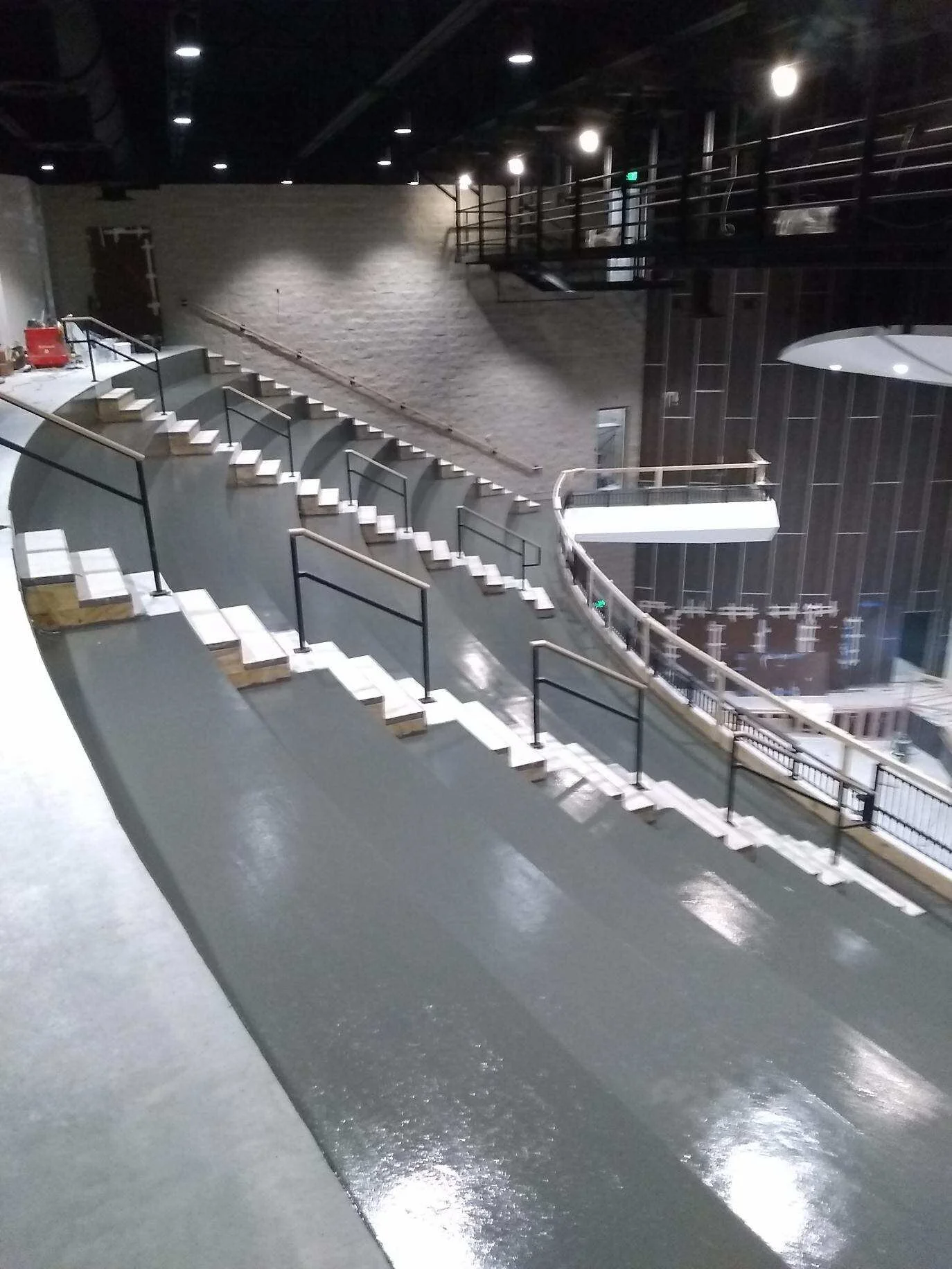 Hastings High School Auditorium - Epoxy Floor