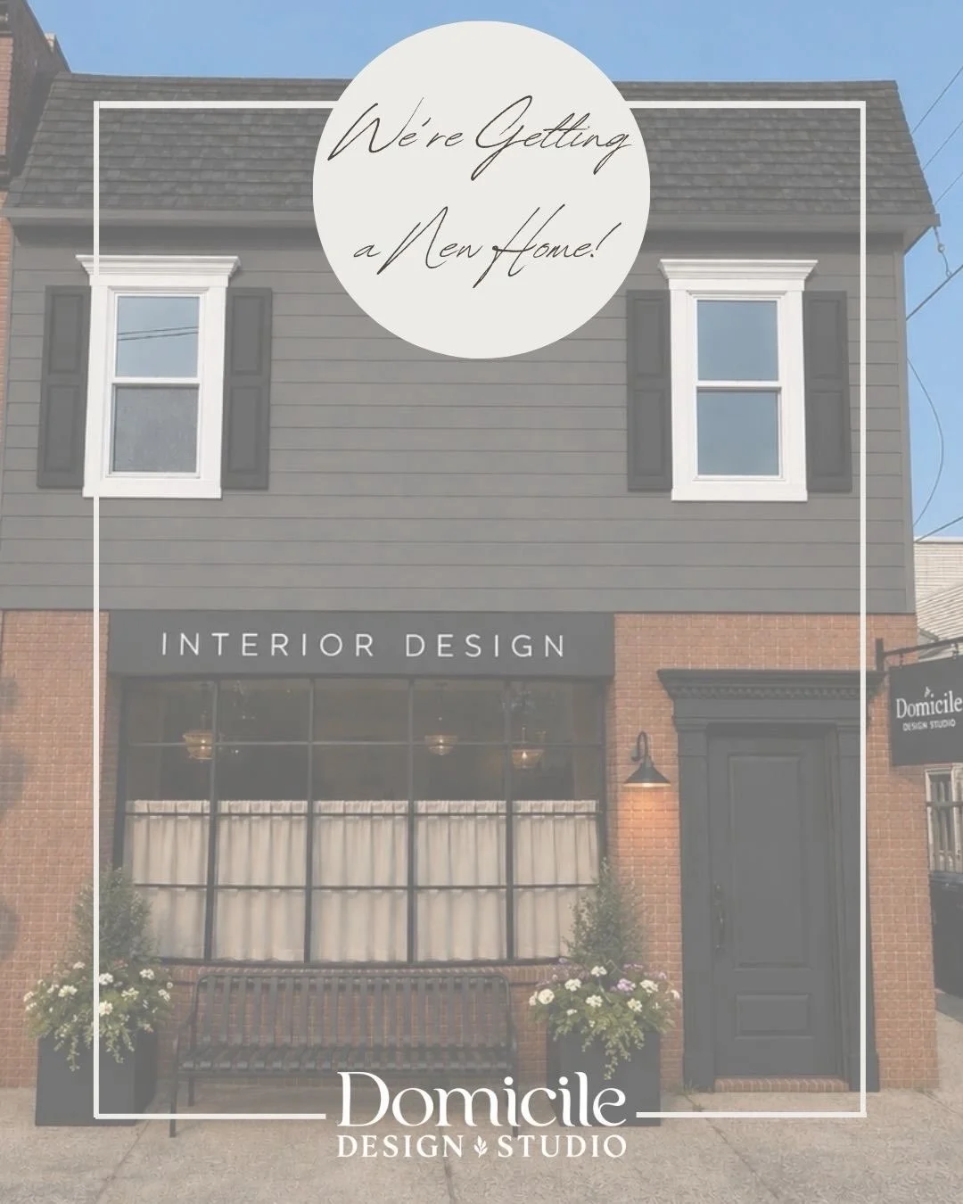 Big news for Domicile Design Studio! We&rsquo;re getting a new home.
After years of working out of our guest bedroom, we&rsquo;re finally making room to grow. And somehow, the perfect opportunity landed right across the street from our home in Fishto