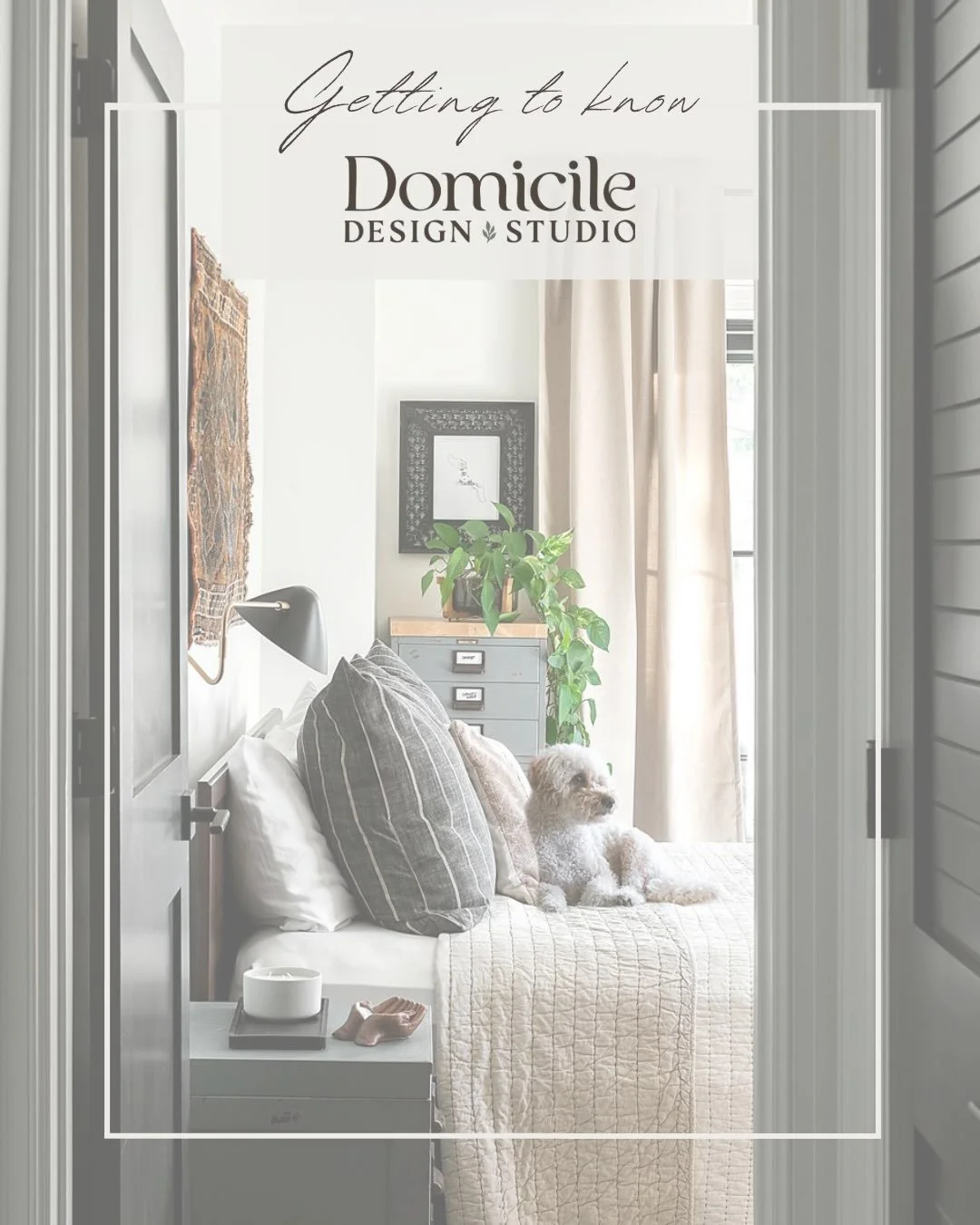 Swipe to learn about Domicile Design Studio.

How we got here, what we believe in, and the process we&rsquo;ve built along the way.
At the heart of it, we believe in creating homes that feel personal, collected, and good to live in&mdash;with quality